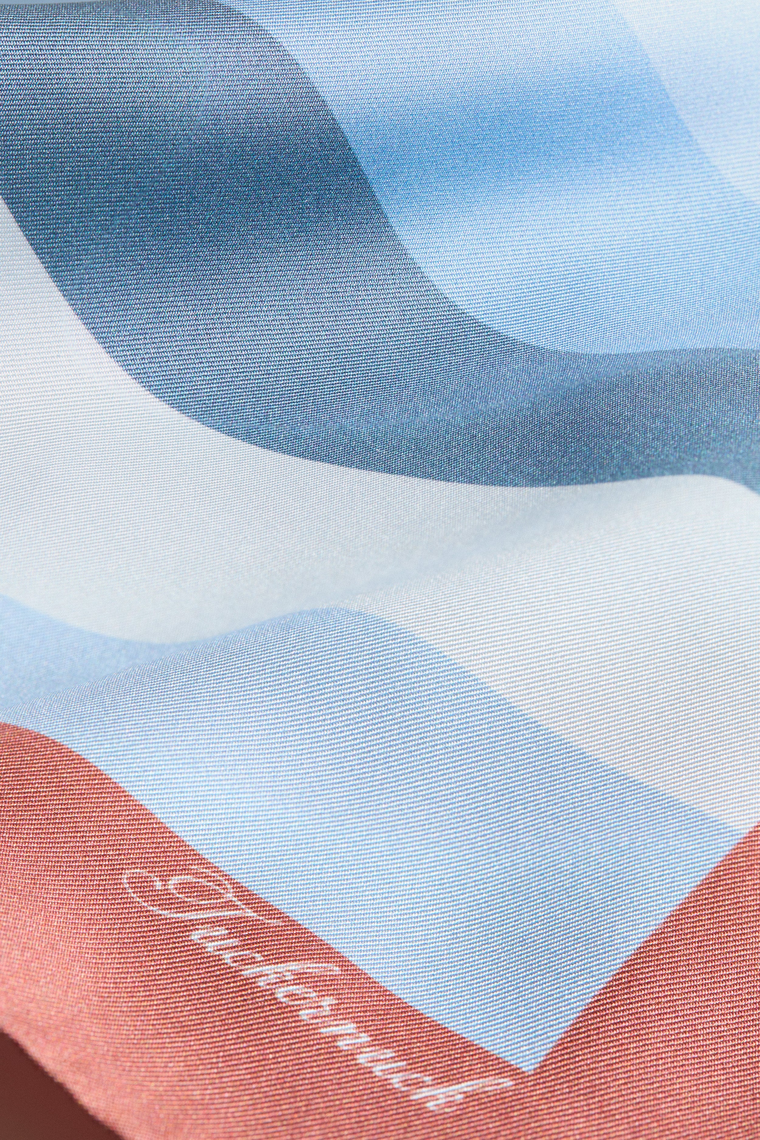 80s Sailboats Medium Silk Scarf - Image 5