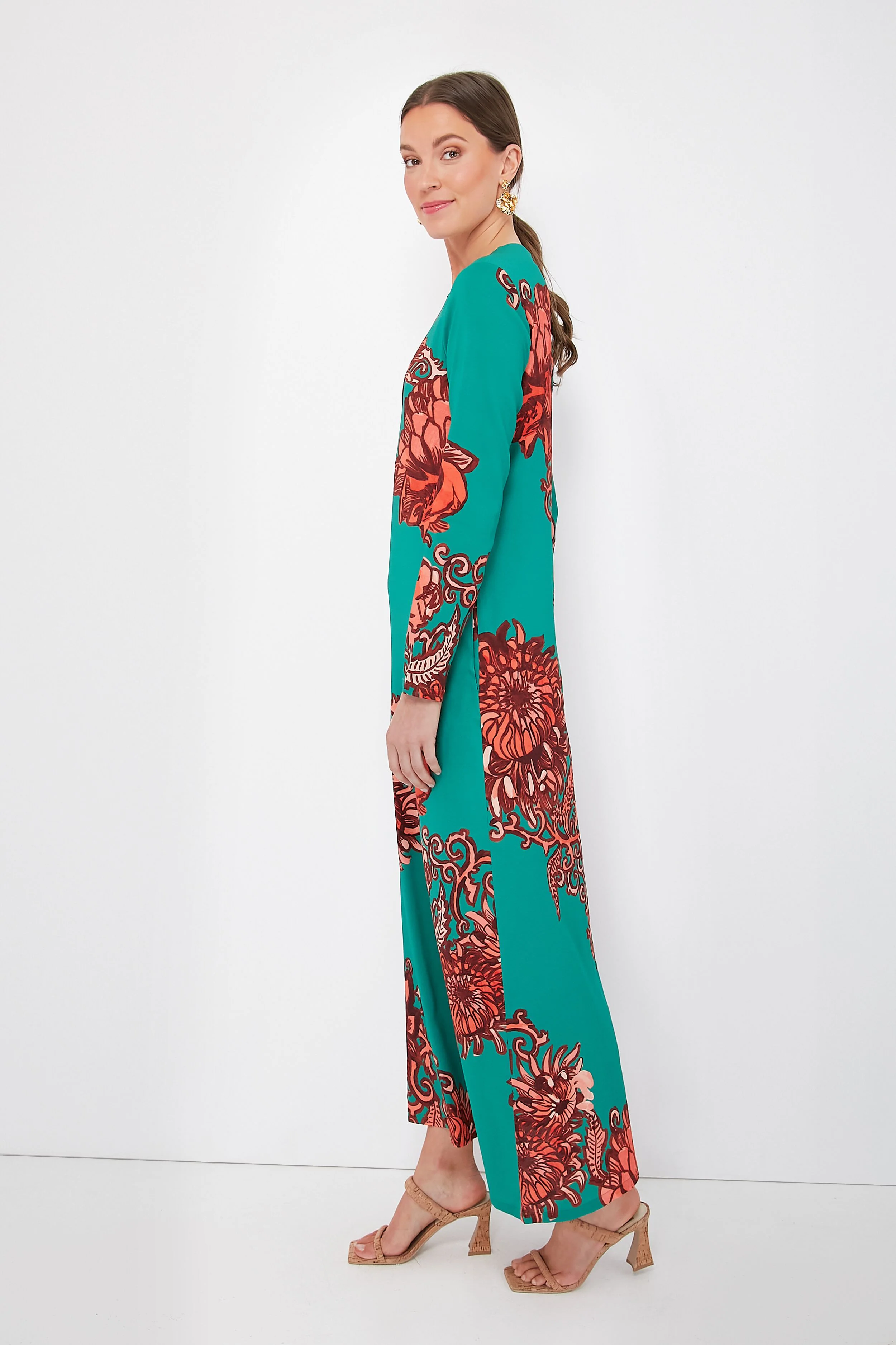 Anemone Ghirlanda Long Sleeve Swing Dress - Image 3