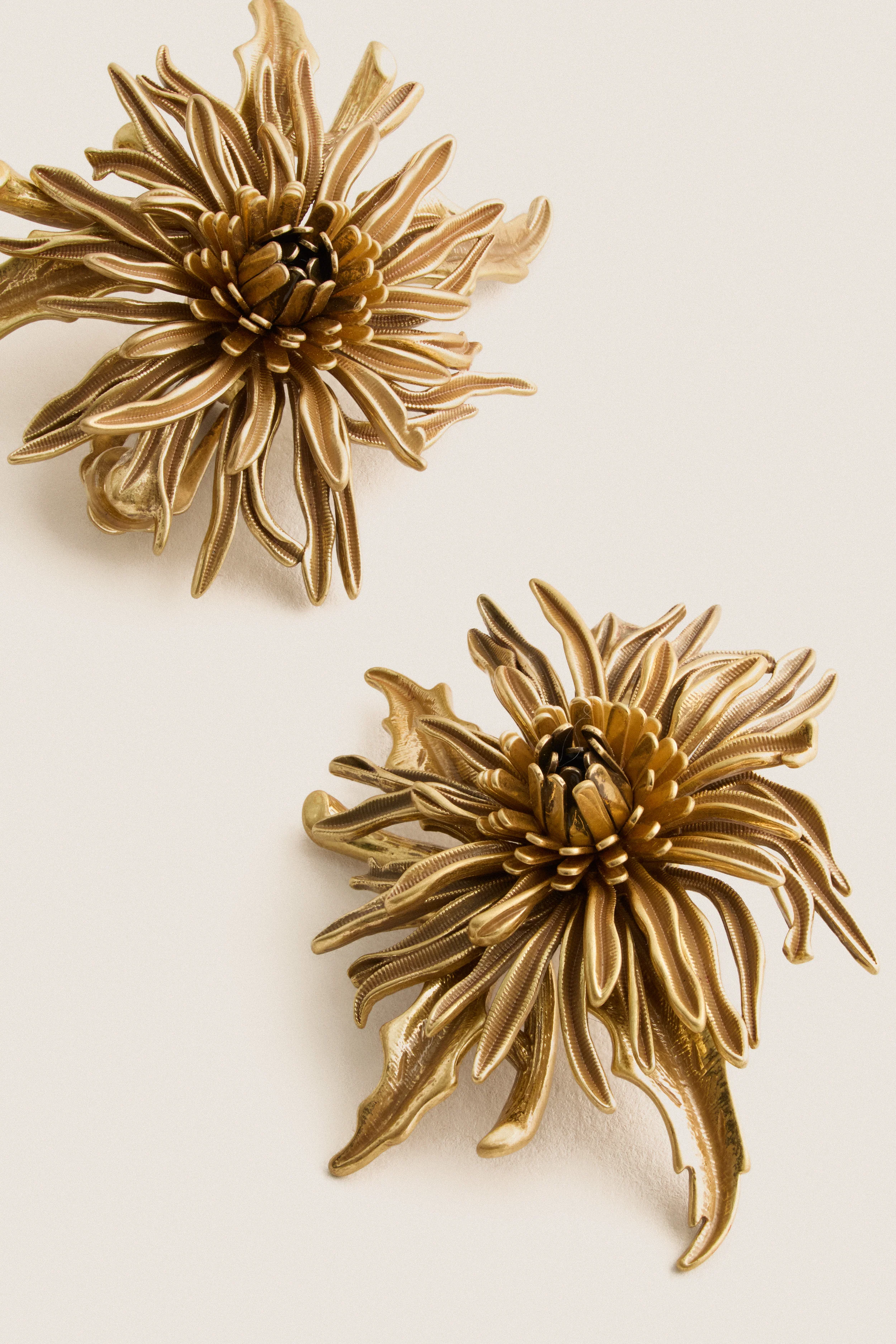 Antique Brass Octavia Earrings - Image 4