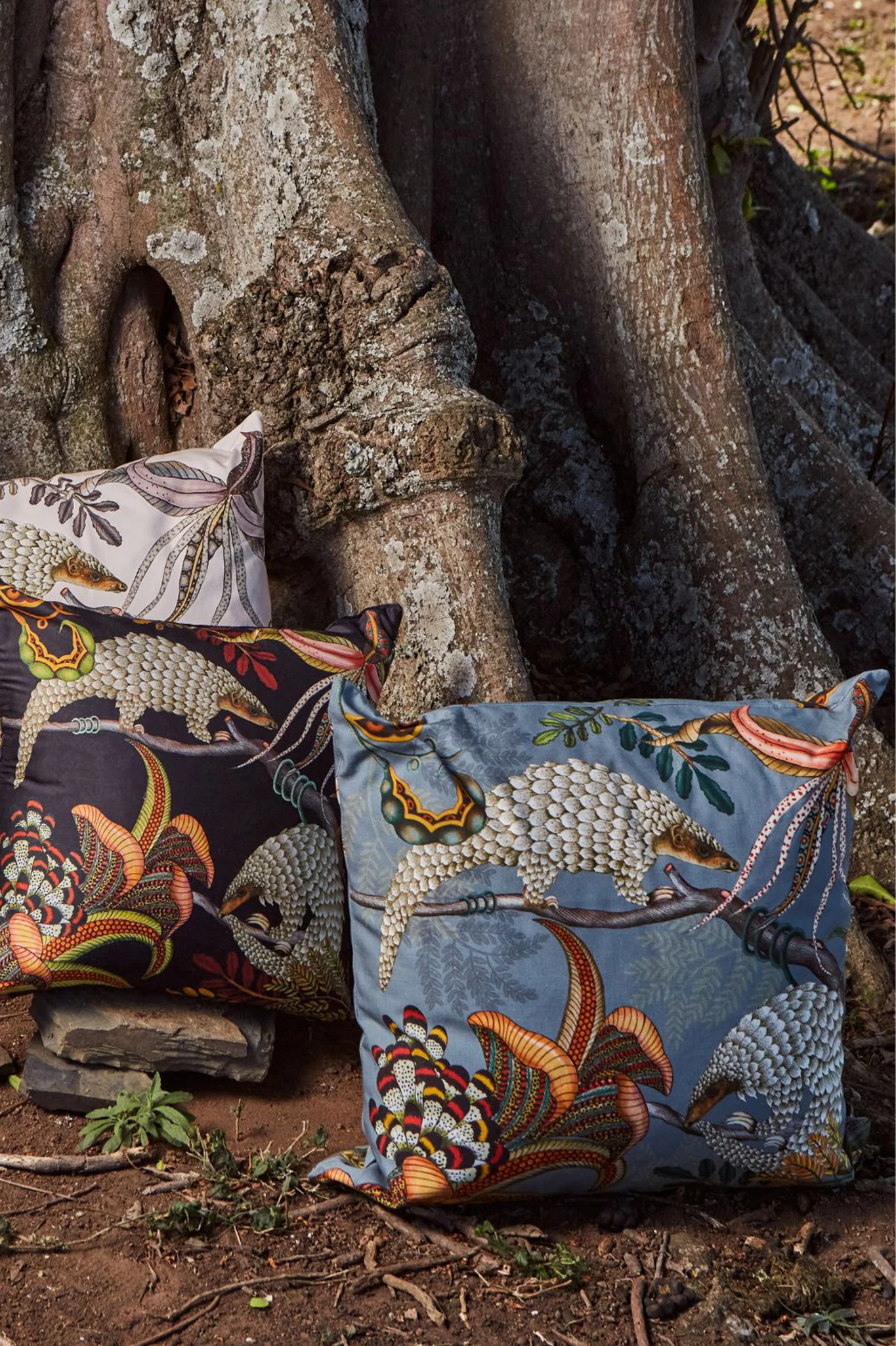Ash Thanda Pangolin Cotton Pillow Cover - Image 2