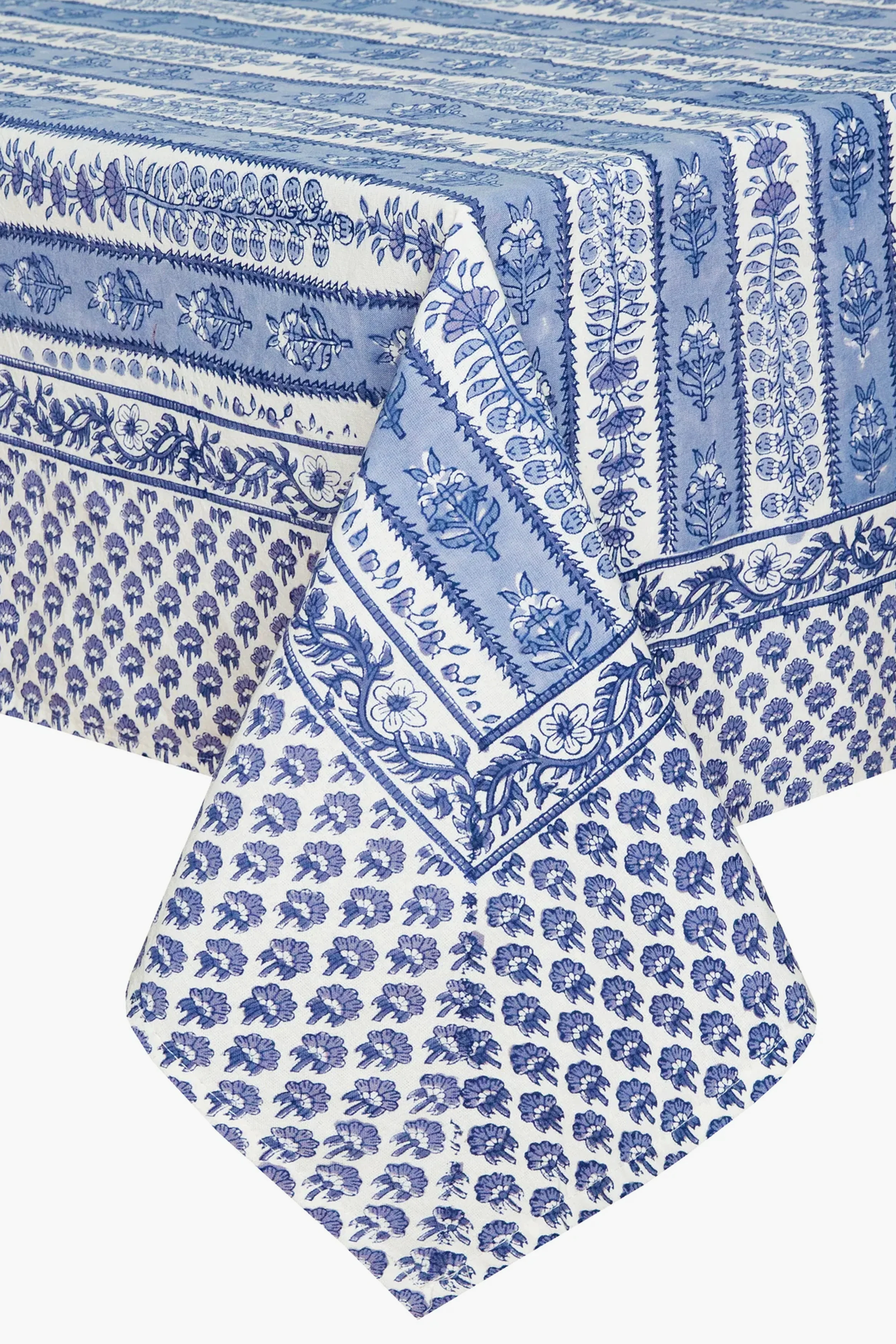 Avignon Blue and Marine French Tablecloth - Image 2