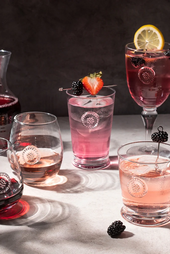 Berry and Thread Highball Glass - Image 3