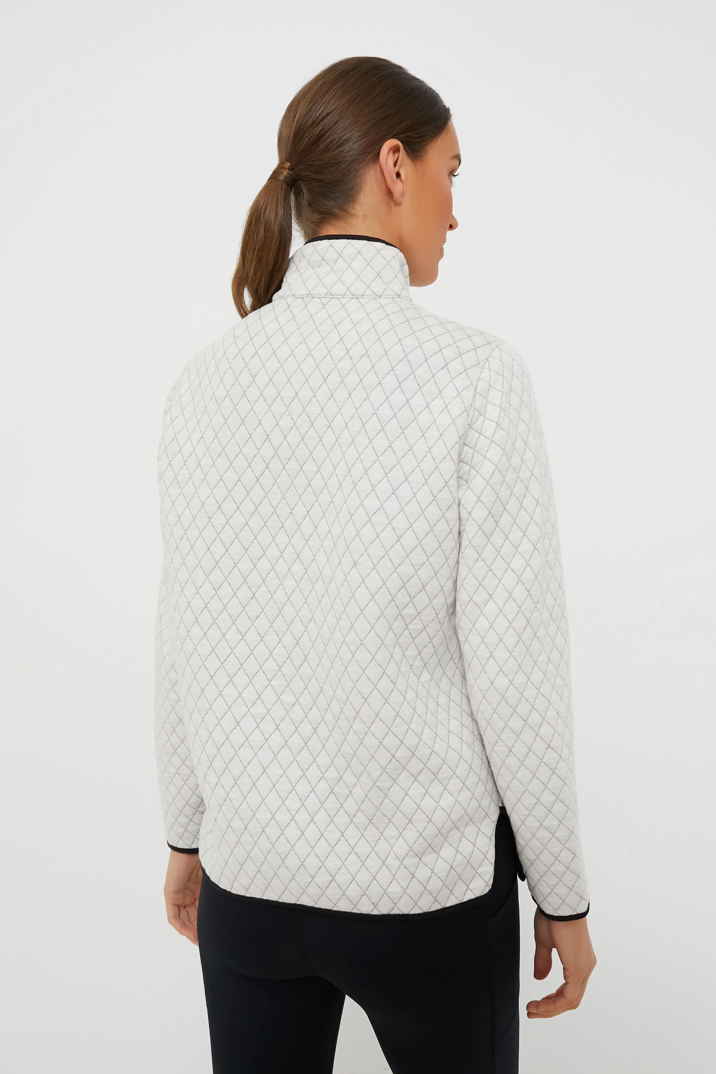 White and Black Corbet Reversible Pullover - Image 5
