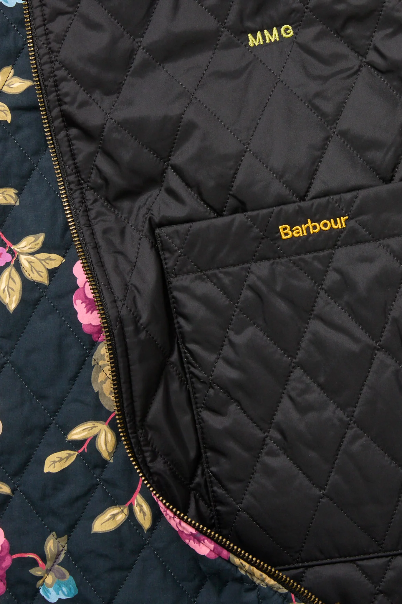 Black Barbour x Tuckernuck Reversible Paisley Vest - Image 6