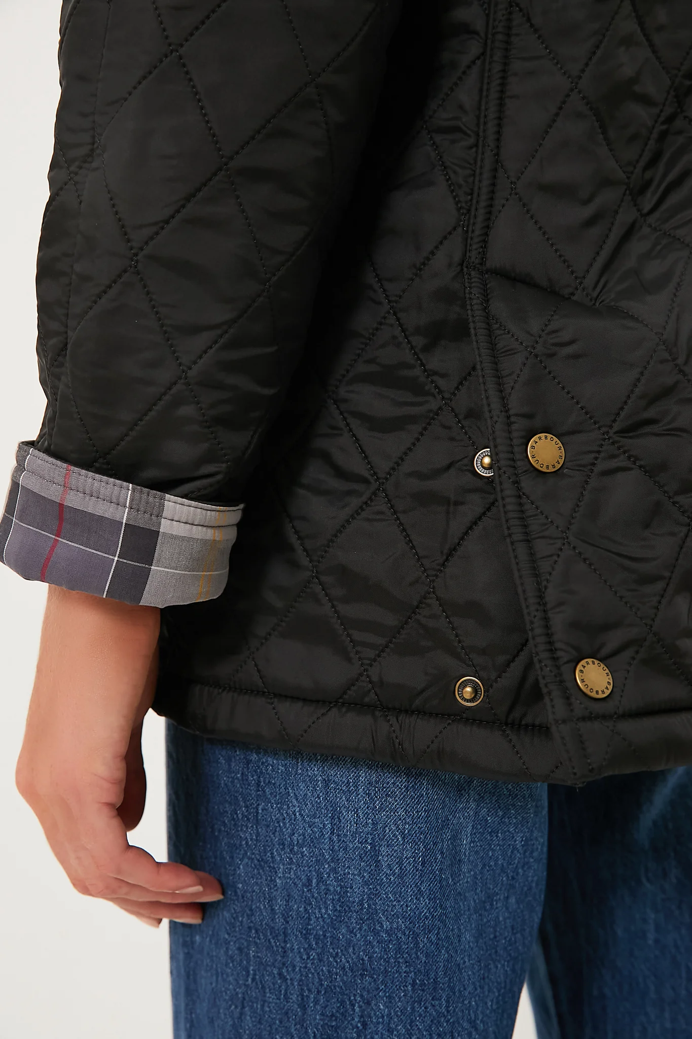 Black Beadnell Polarquilt Jacket - Image 8