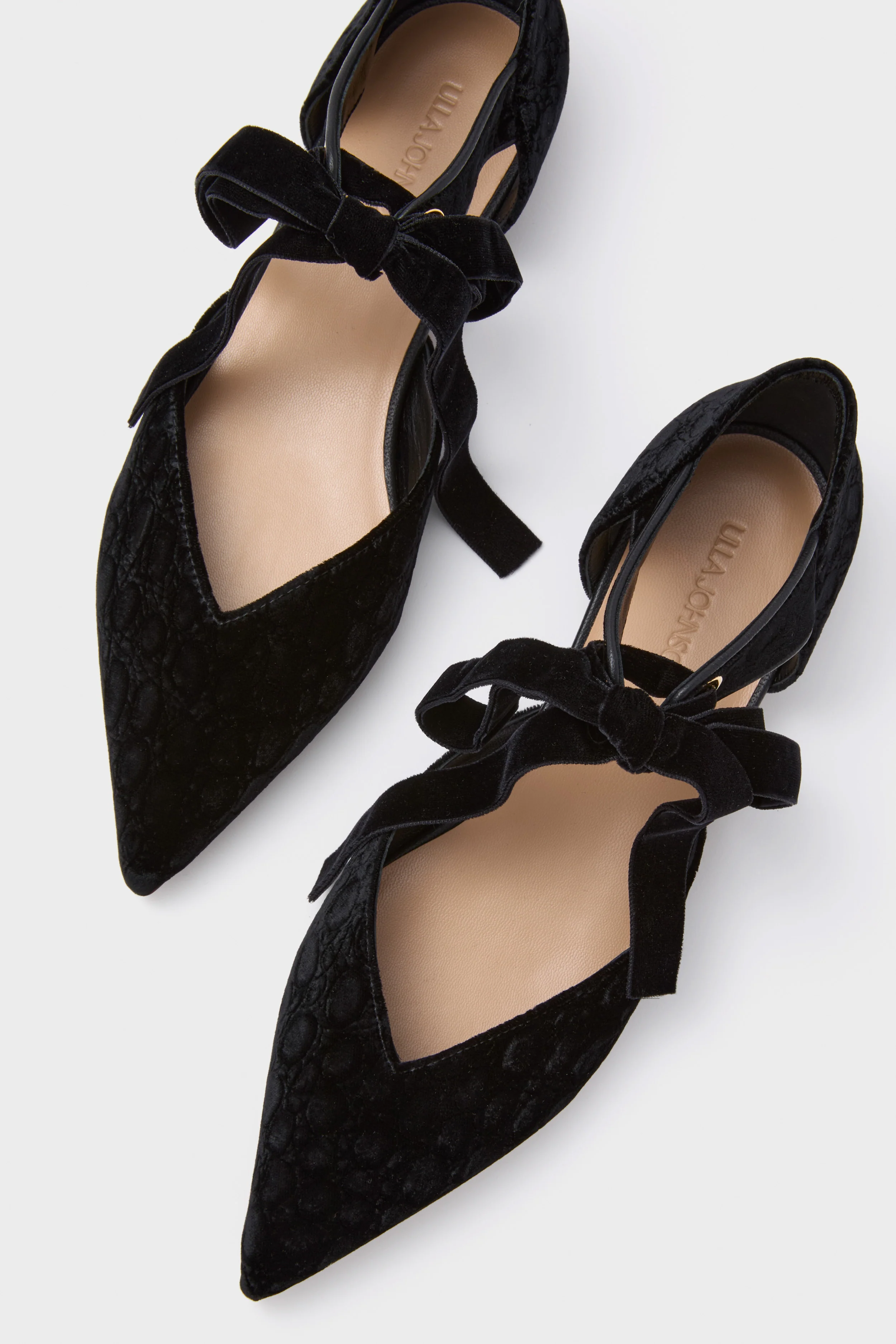 Black Corinna Bow Flats - Image 5