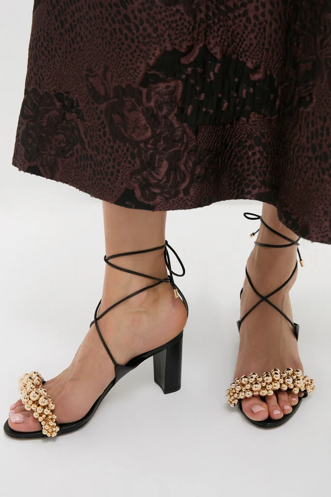 Black Gia Block 75 Heels - Image 3
