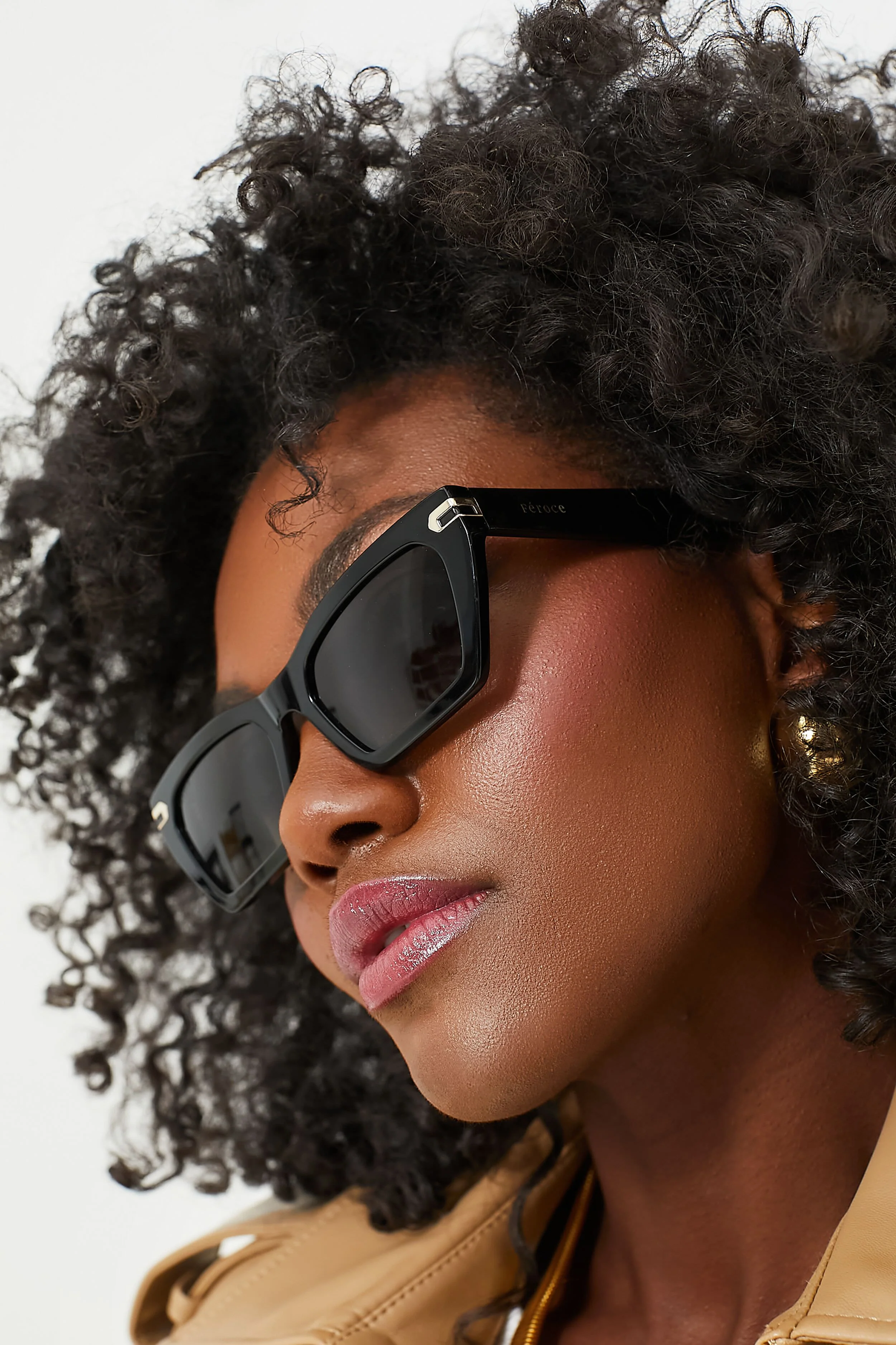 Black Heather Mini Sunglasses - Image 2