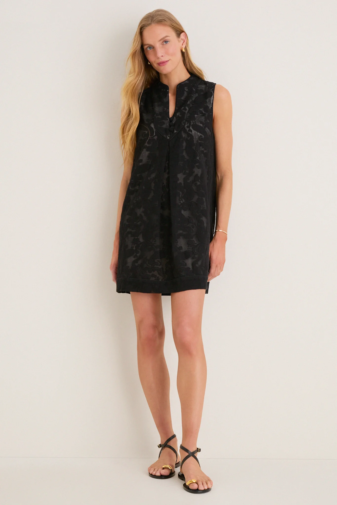 Black Lace Haines Mini Dress - Image 6