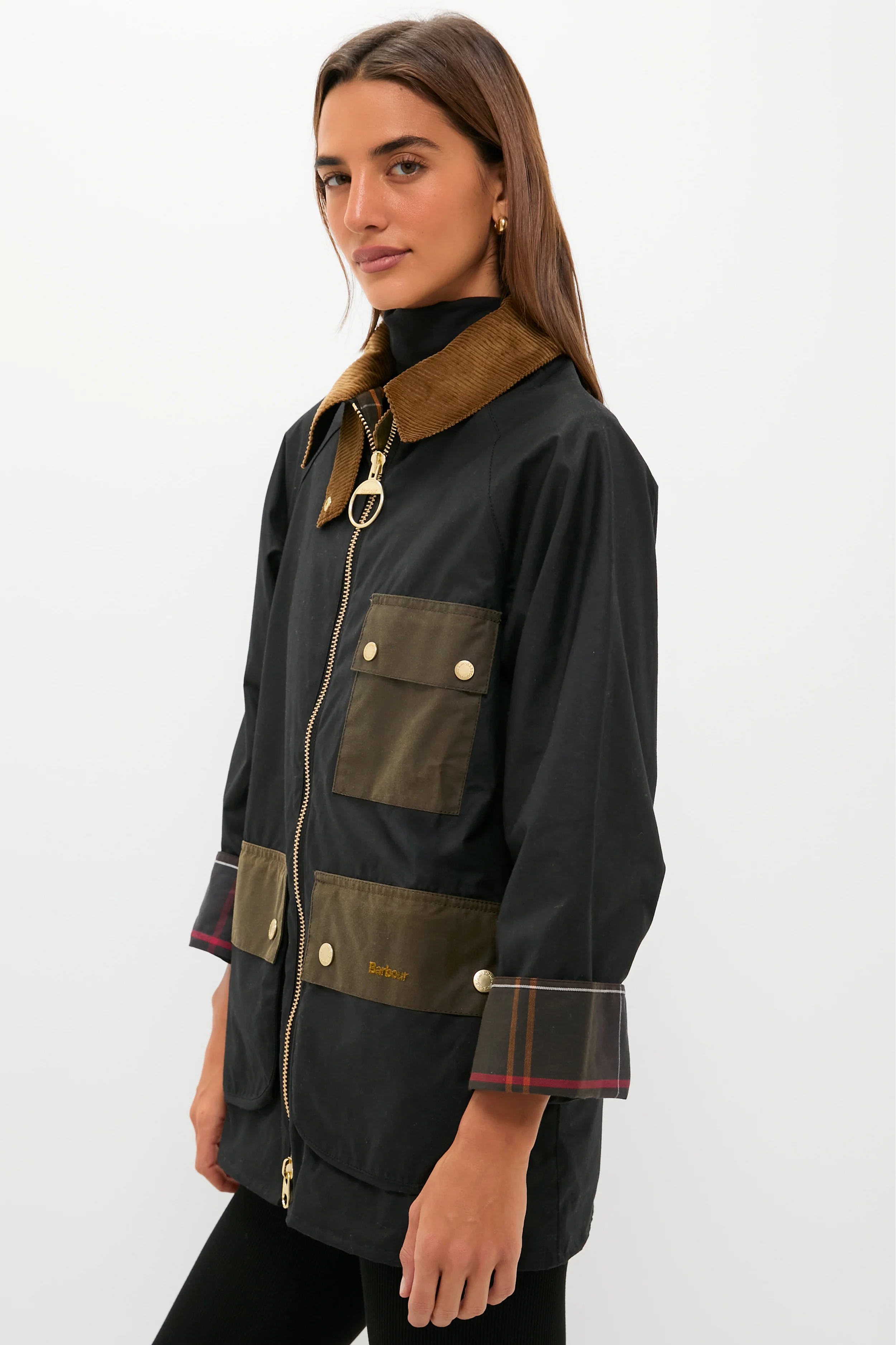 Black Luella Wax Jacket - Image 3
