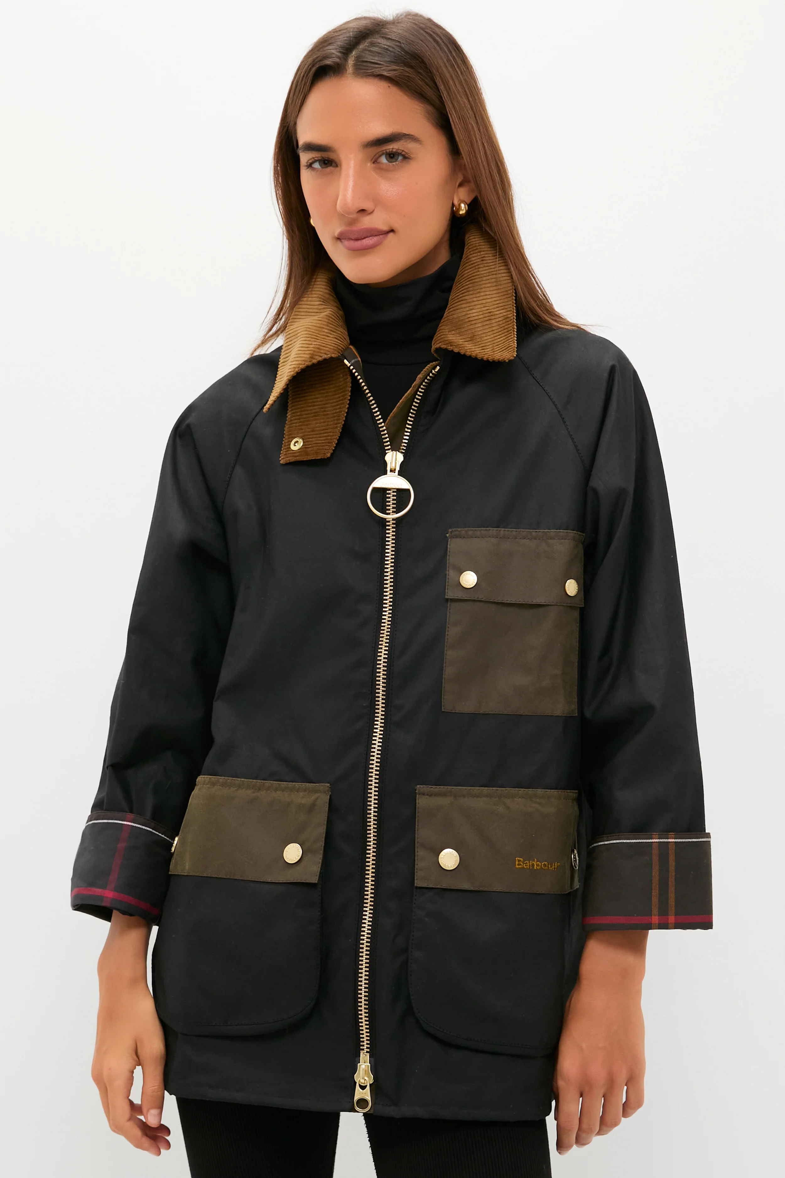 Black Luella Wax Jacket - Image 5