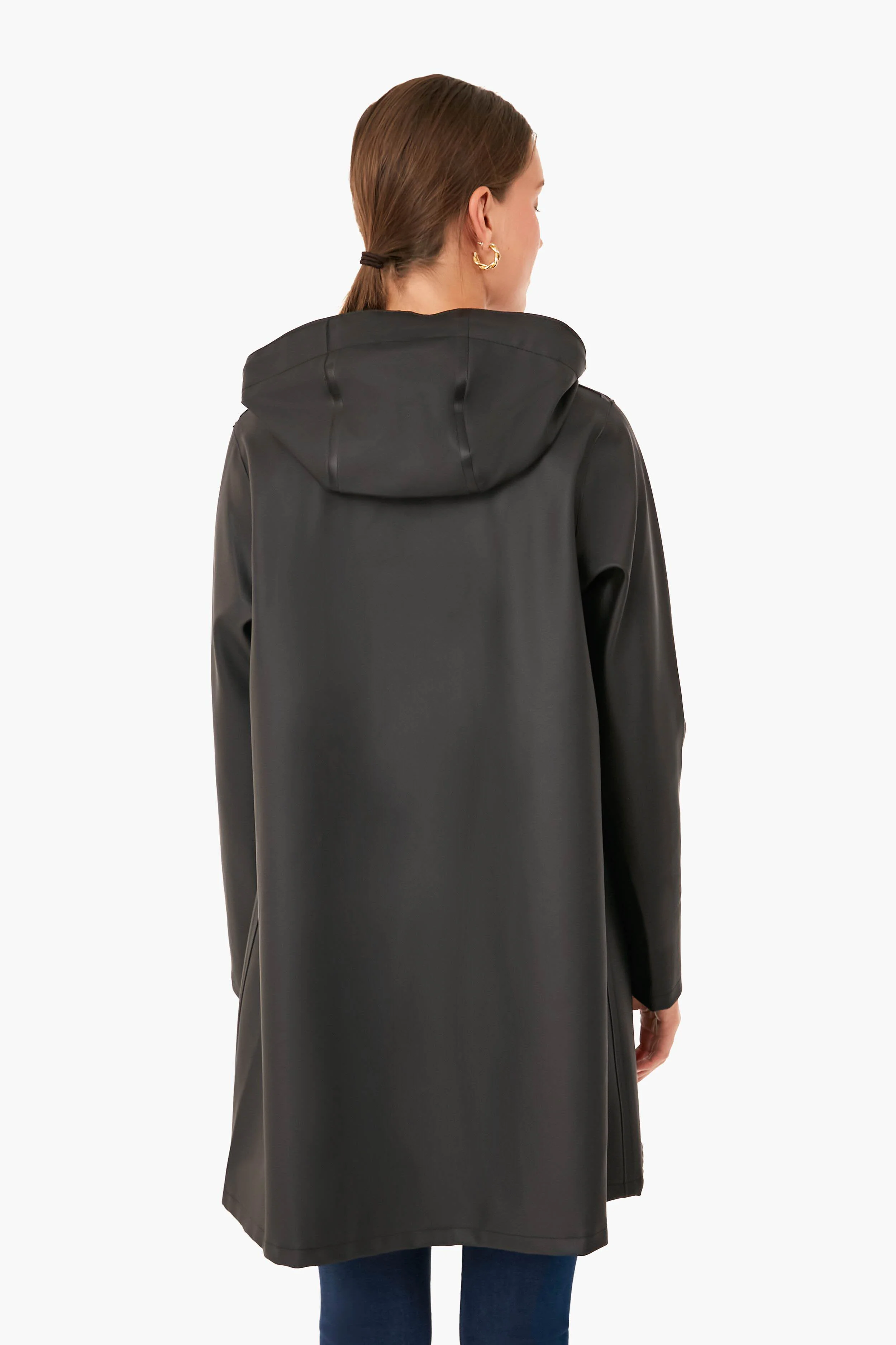 Black Mosebacke Raincoat - Image 4