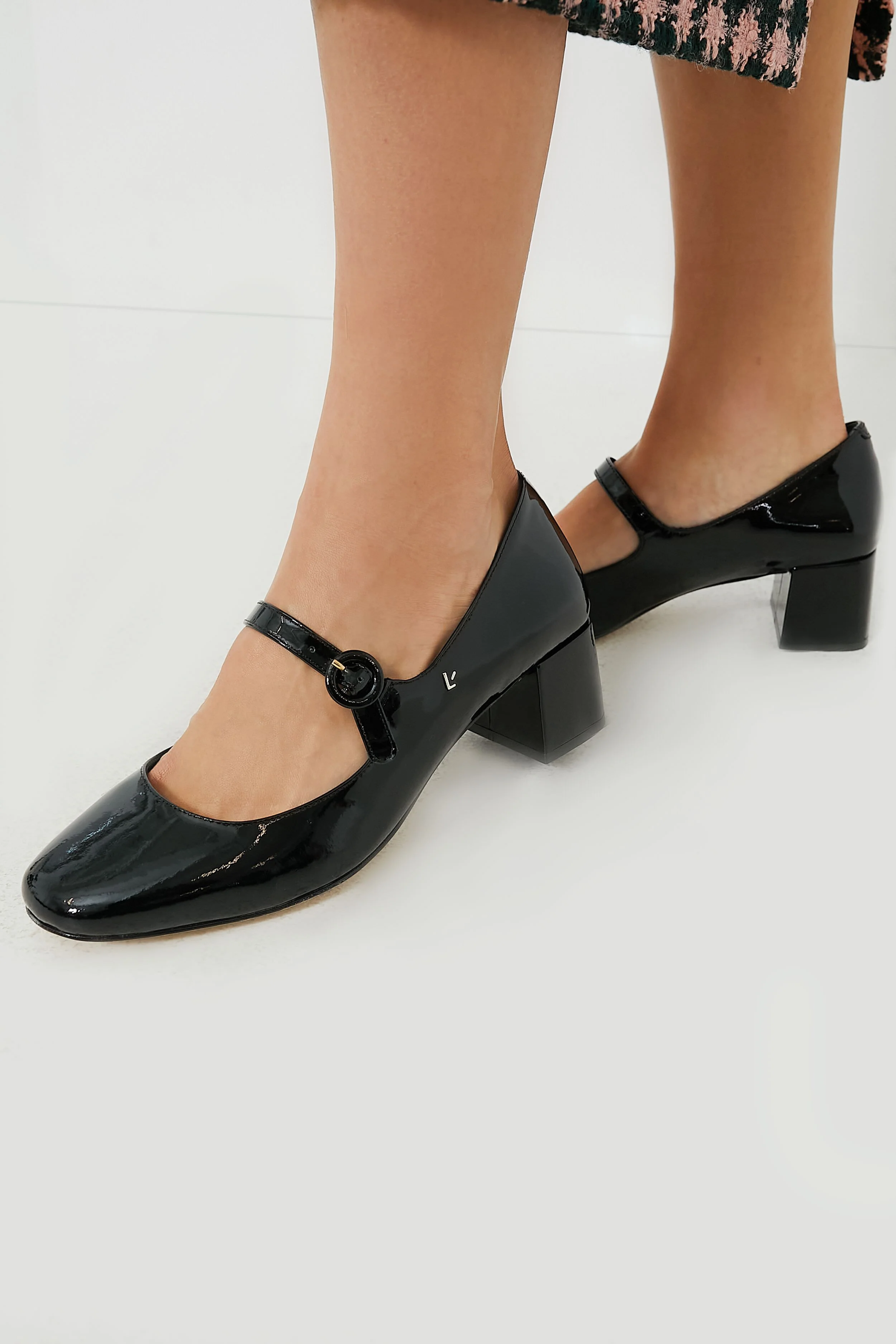 Black Patent Blair Block Pumps - Image 3