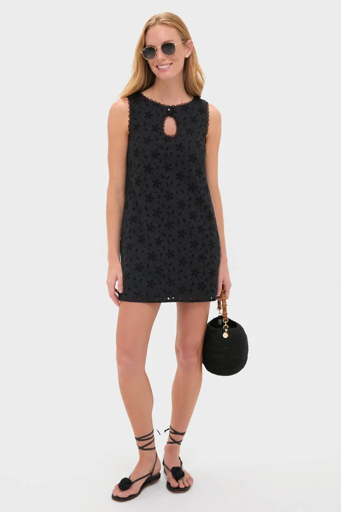 Black Salma Mini Dress - Image 2