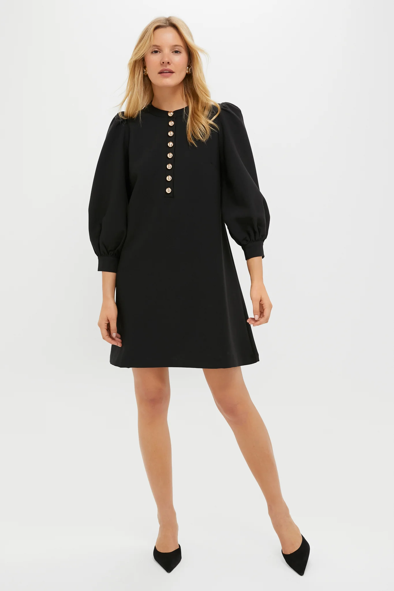 Black Crepe Samantha Dress - Image 6