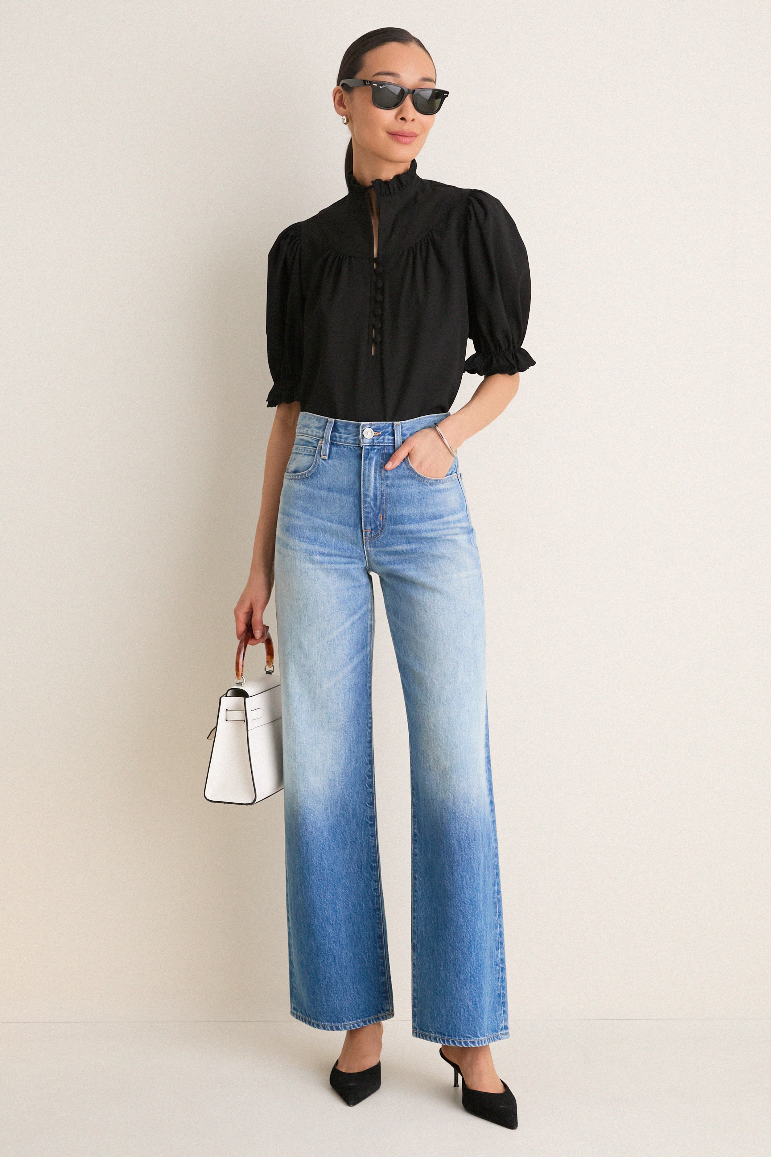 Black Selena Blouse - Image 2