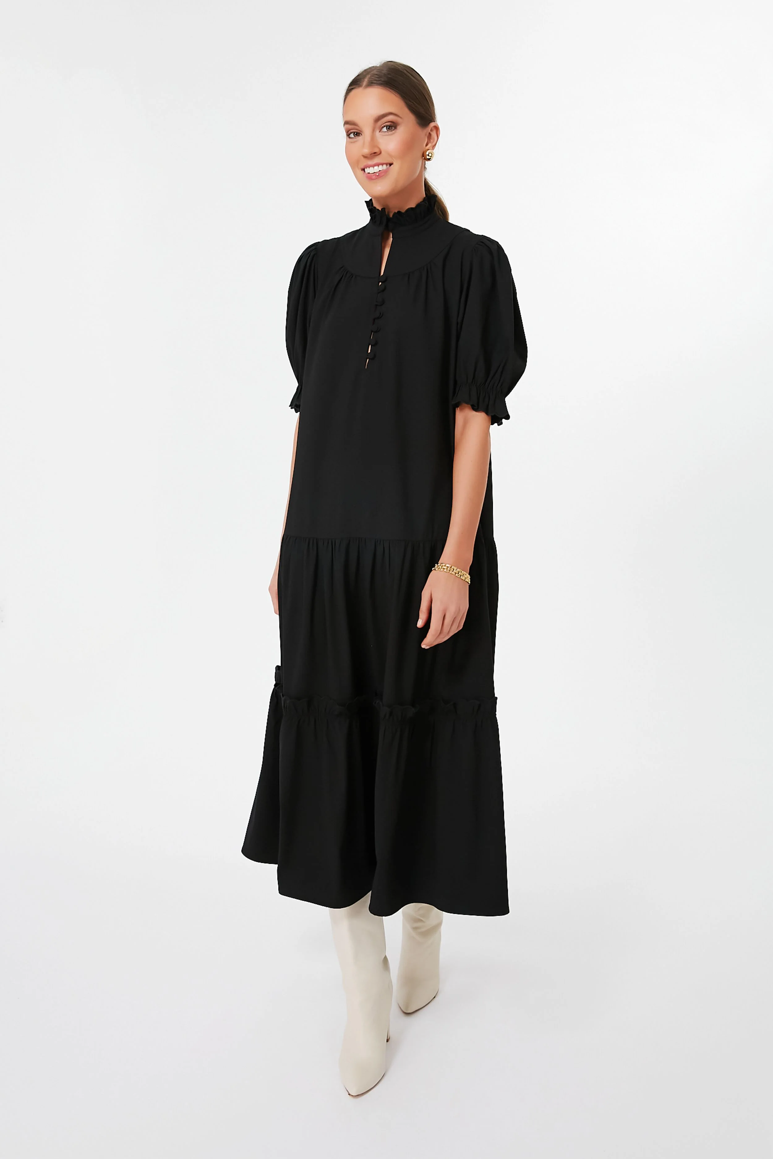 Black Selena Maxi Dress - Image 2