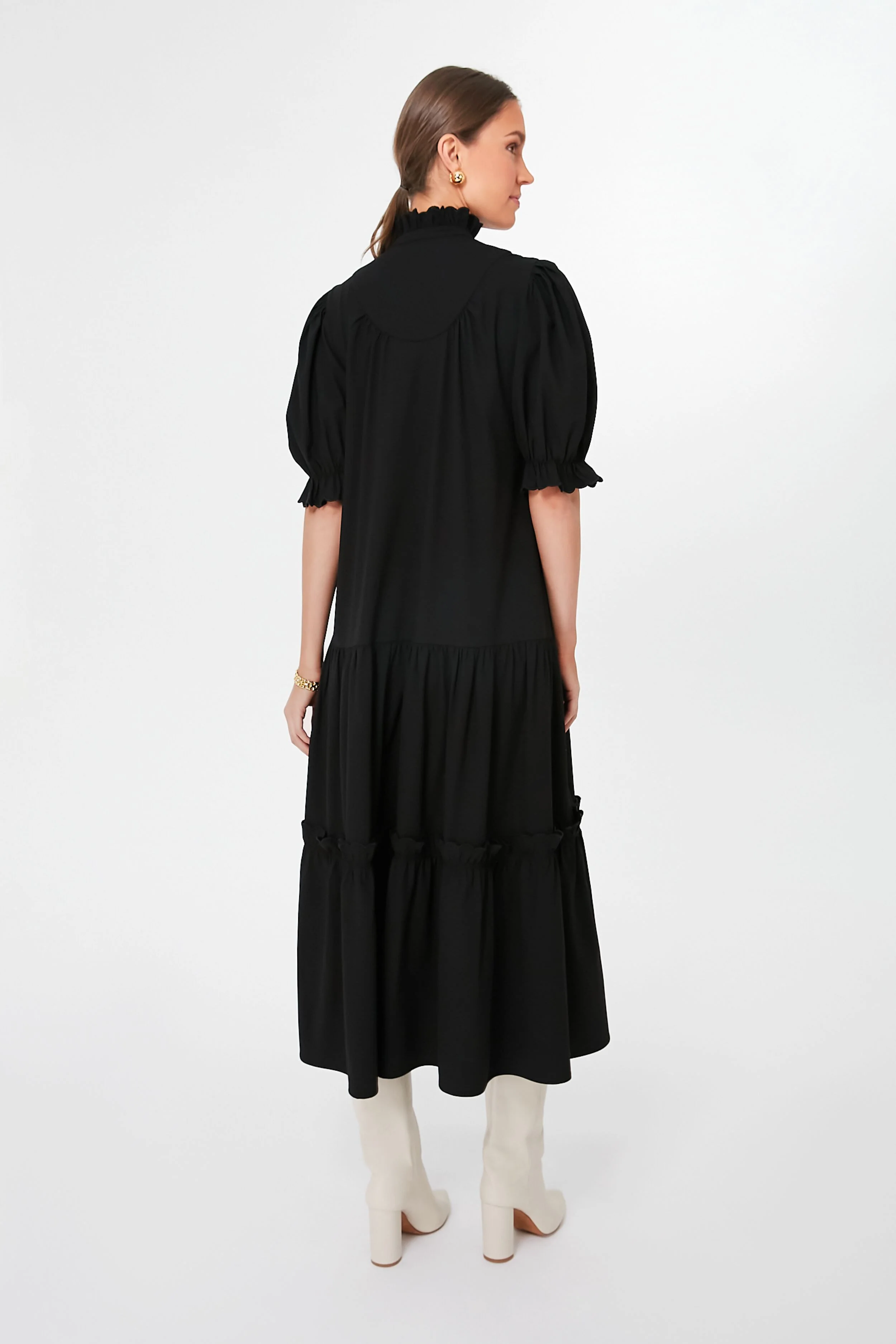 Black Selena Maxi Dress - Image 4