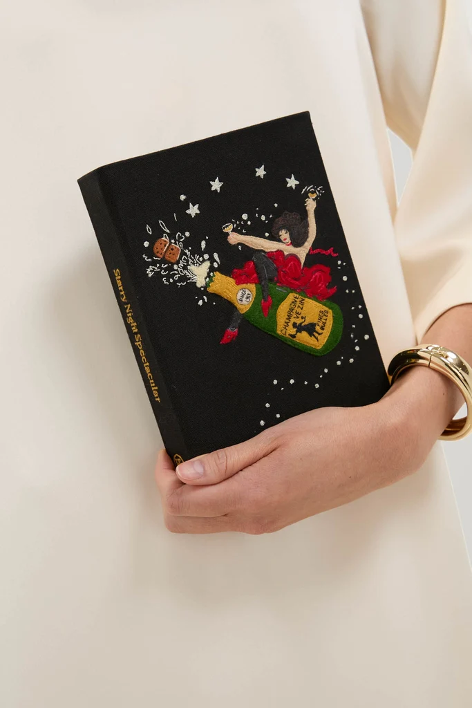 Black Starry Night Spectacular Book Clutch - Image 2