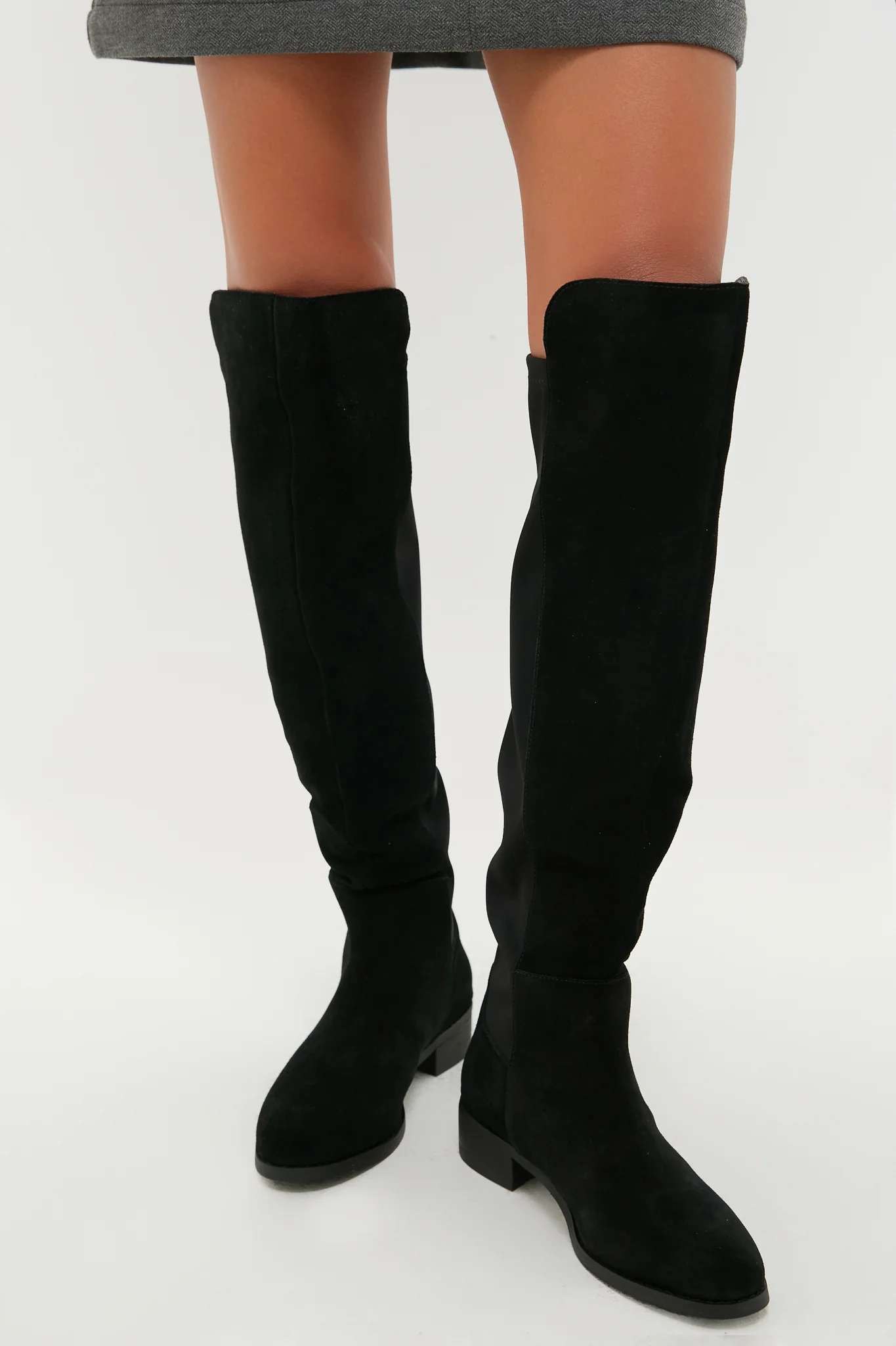Exclusive Black Suede Waterproof Velma Boots - Image 2