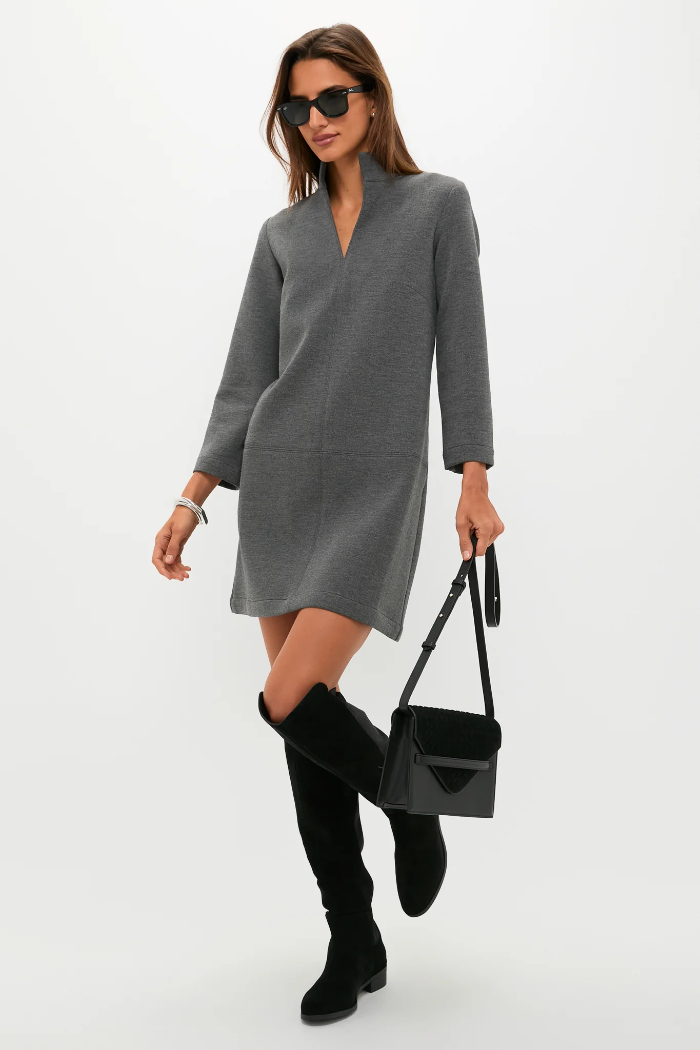 Exclusive Black Suede Waterproof Velma Boots - Image 3