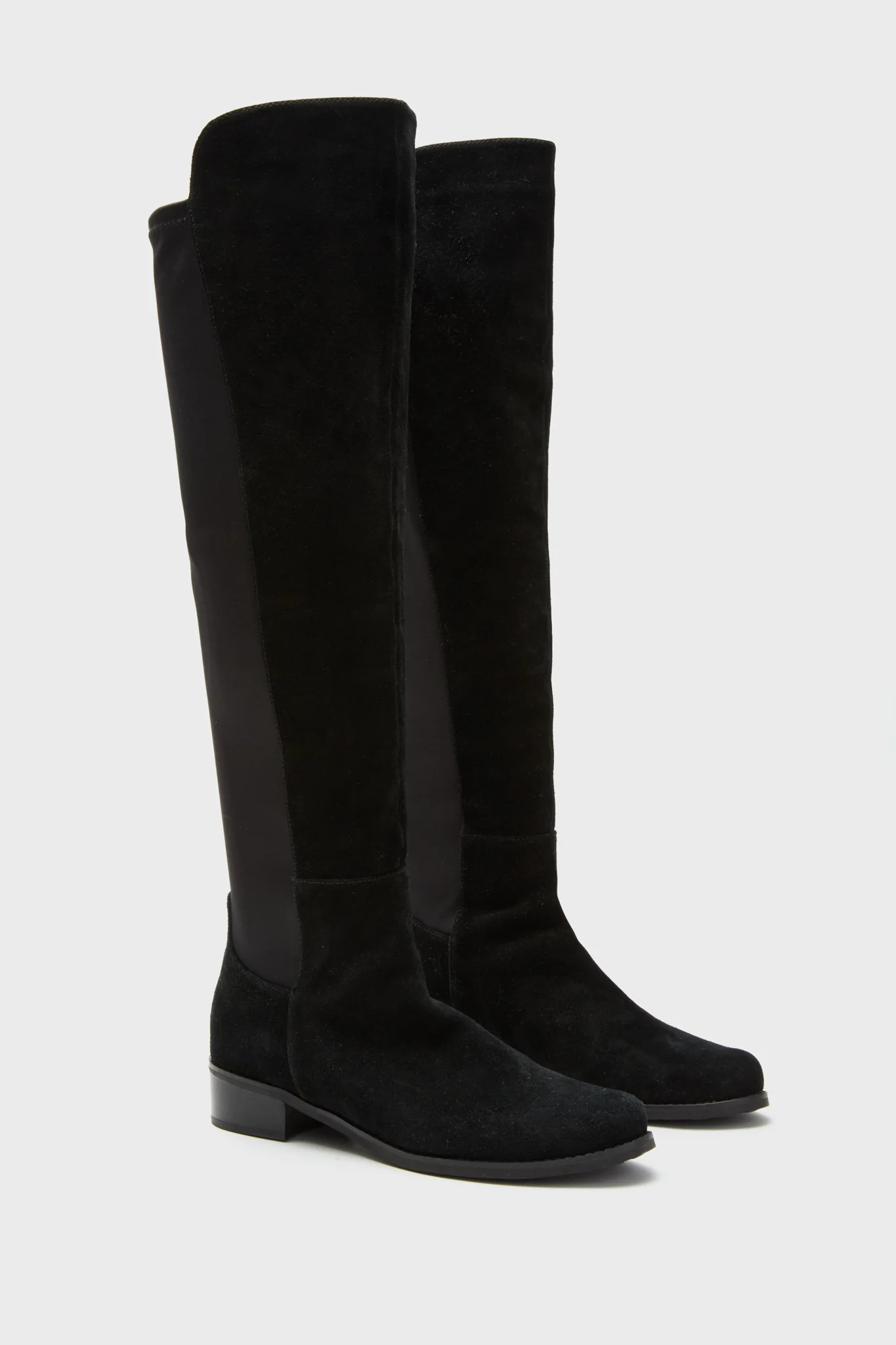 Exclusive Black Suede Waterproof Velma Boots - Image 4