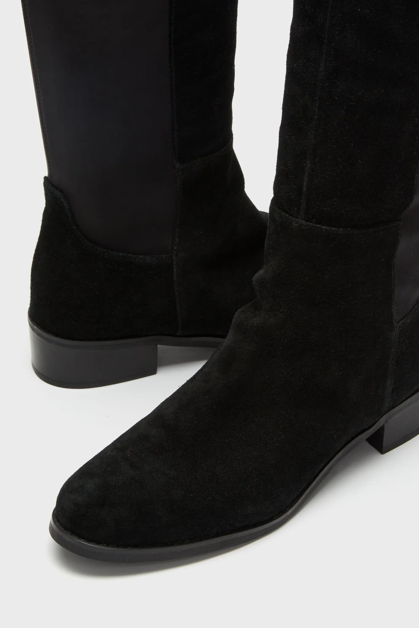 Exclusive Black Suede Waterproof Velma Boots - Image 5