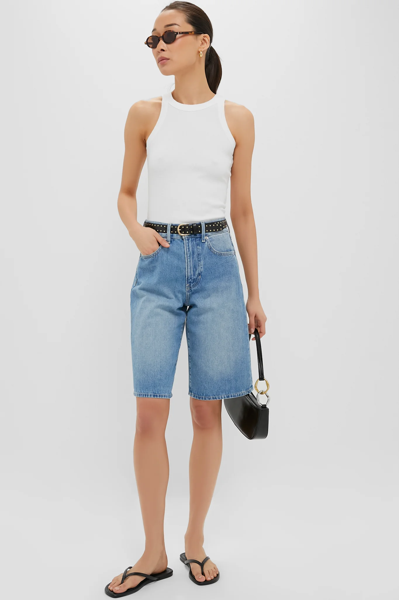 Black Zap Milly Studs Belt - Image 3
