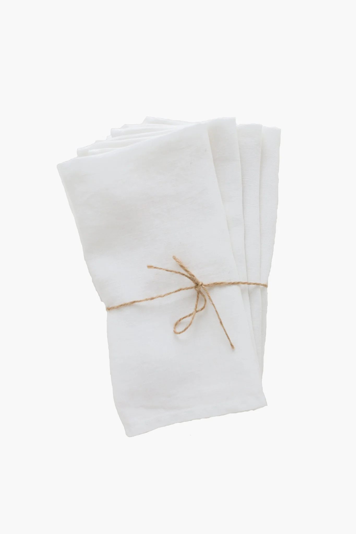 Blanc Linen Napkins Set Of 4 - Image 2