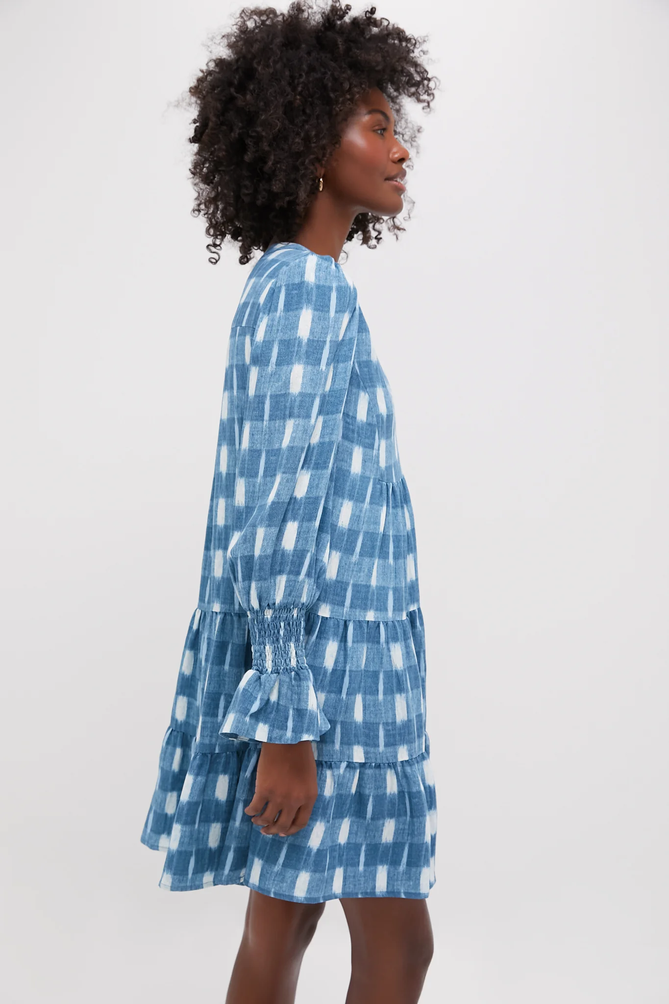 Blue Ikat Kenzo Dress - Image 3