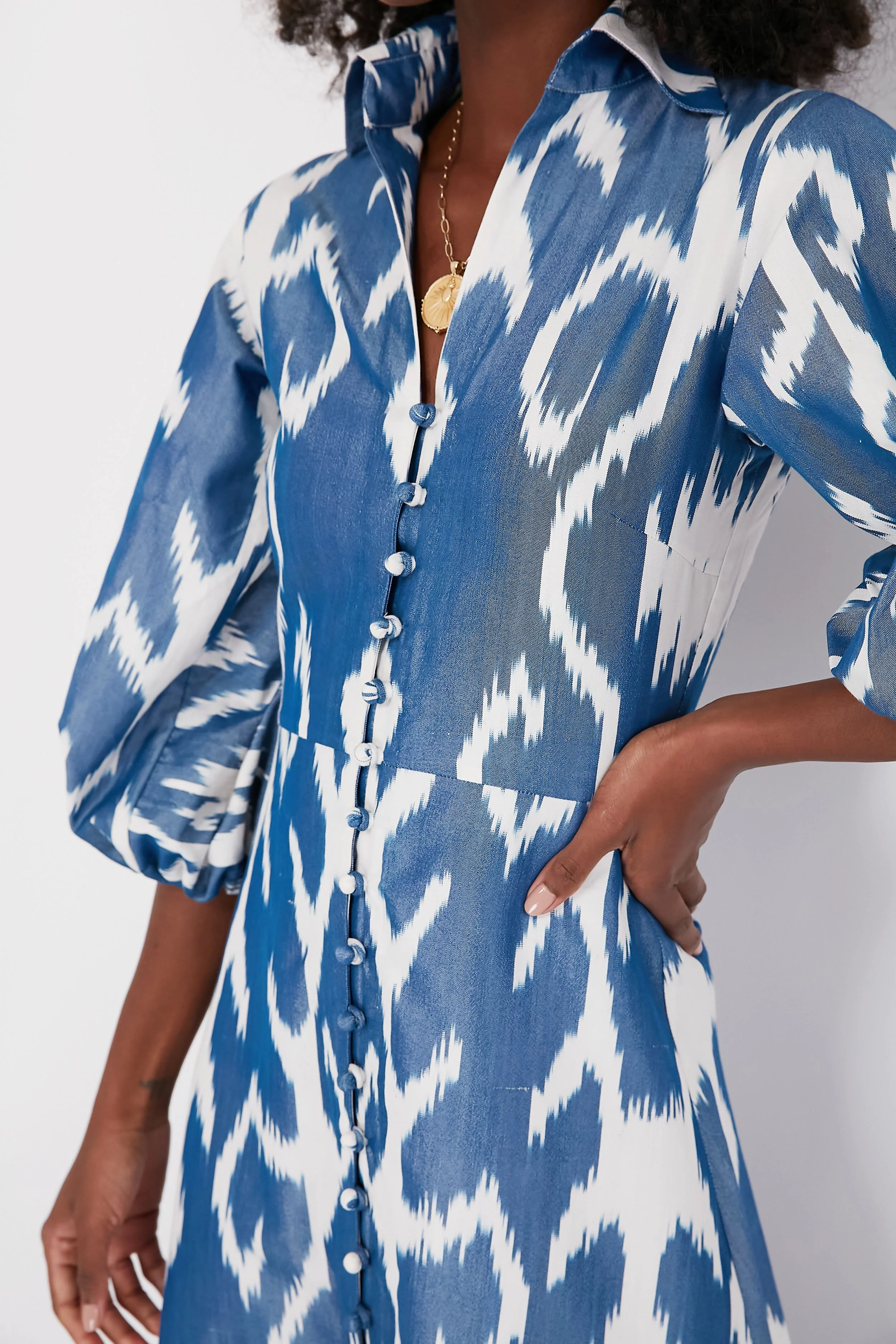 Blue Jodhpur Dress - Image 2