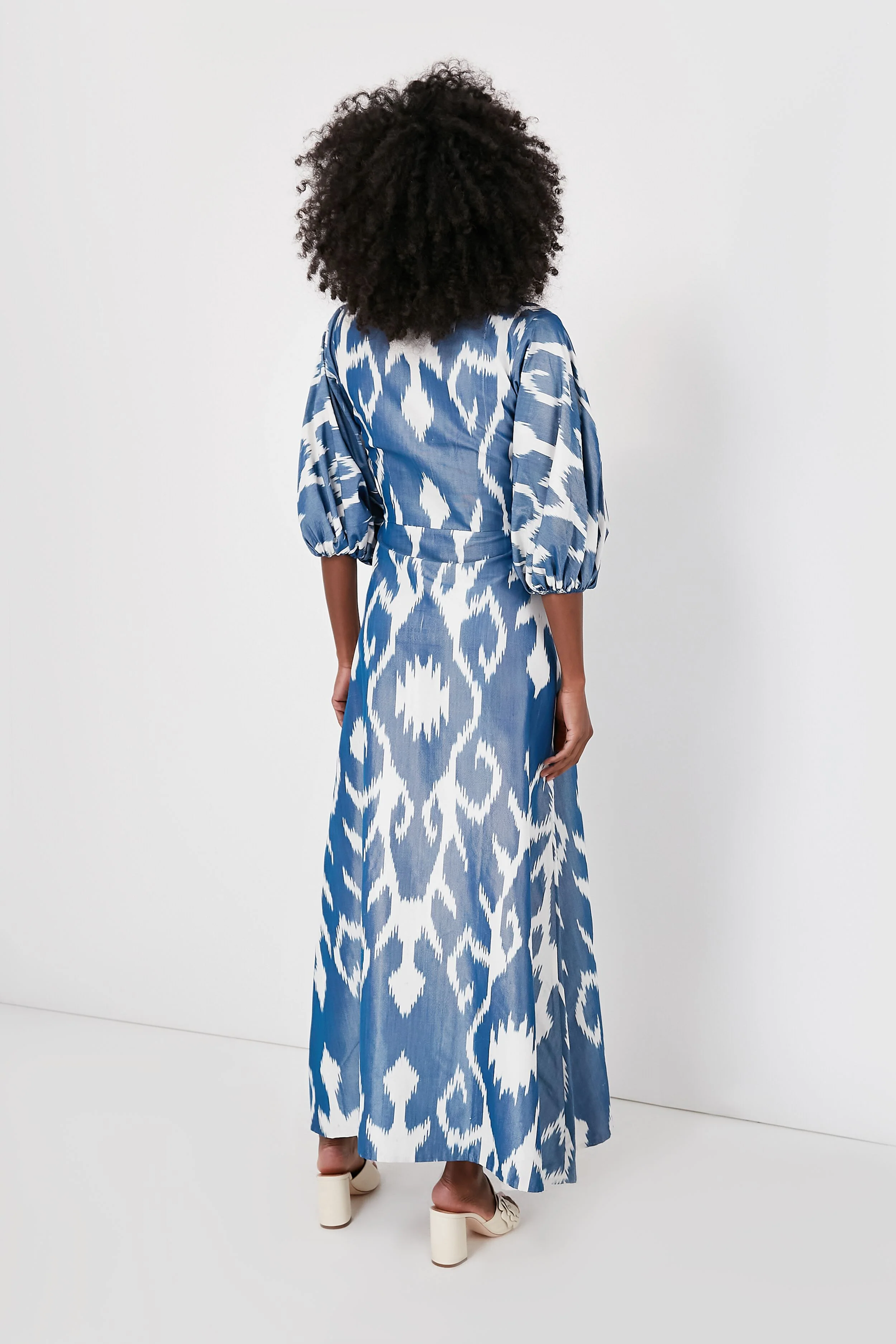 Blue Jodhpur Dress - Image 4