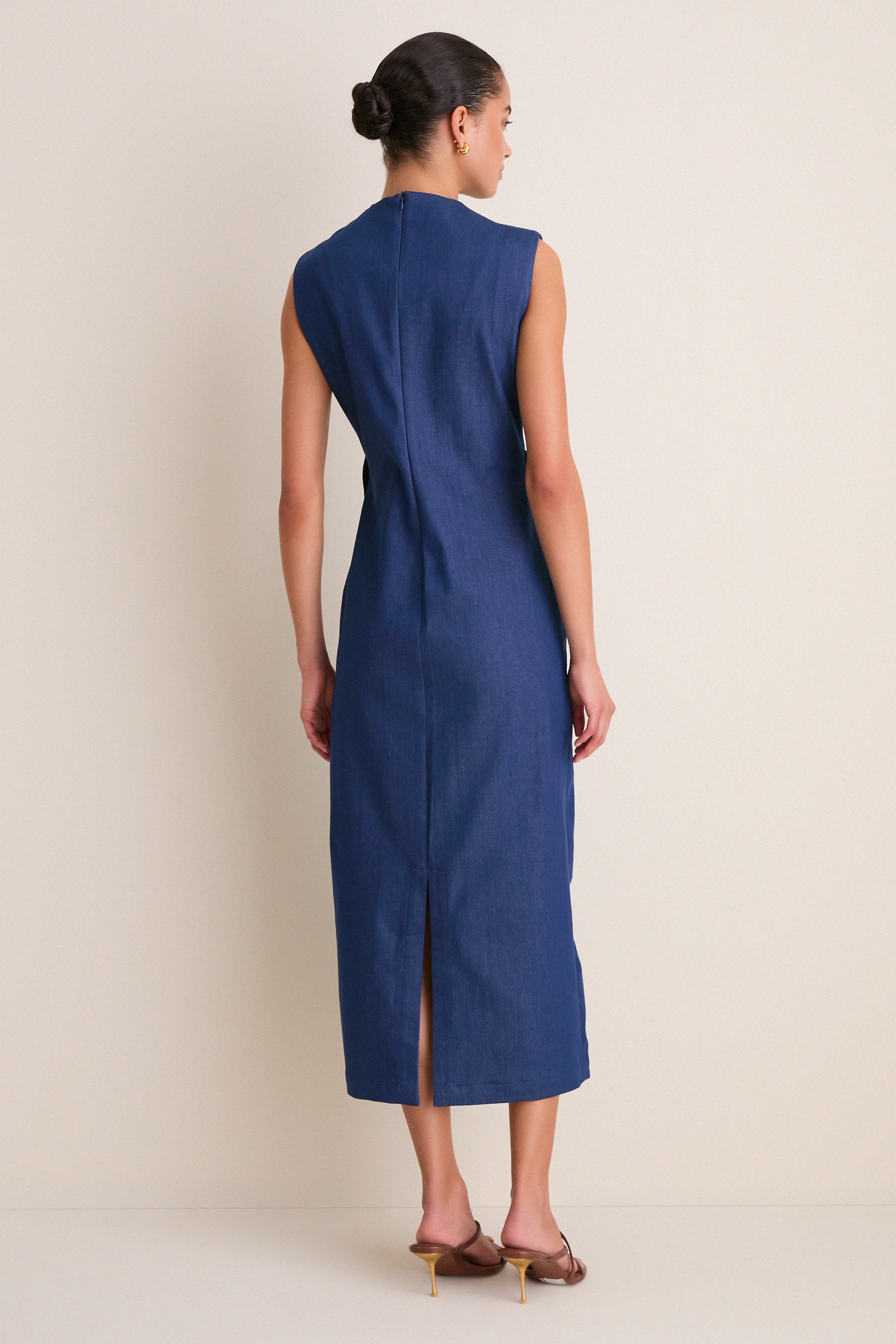 Blue Laetitia Denim Dress - Image 5