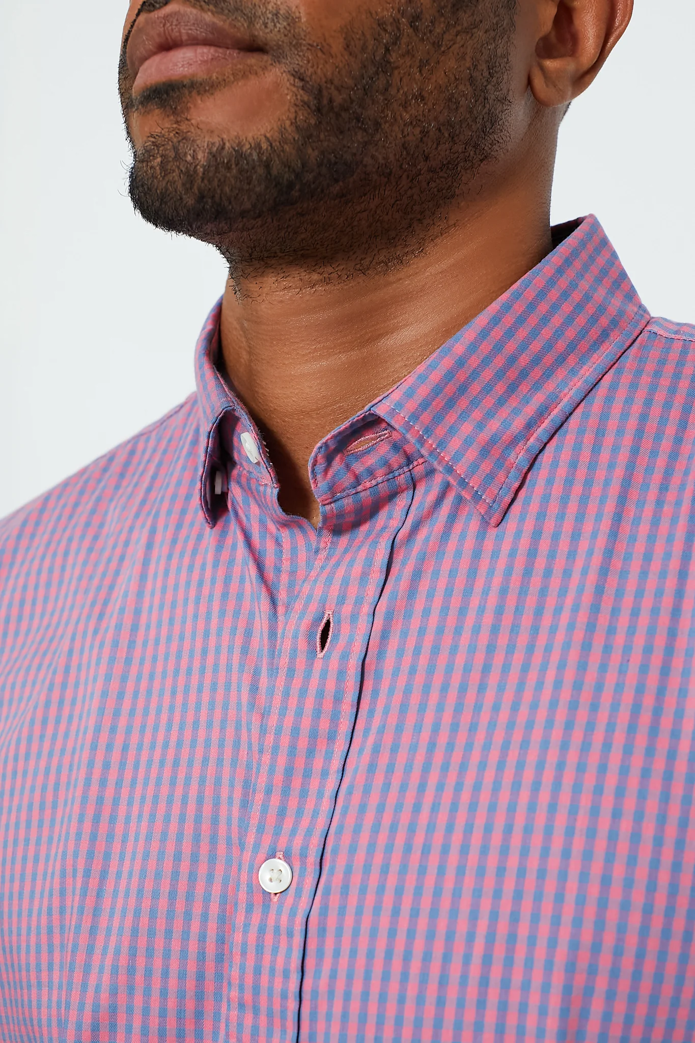 Blue Rose Gingham Movement Shirt - Image 5
