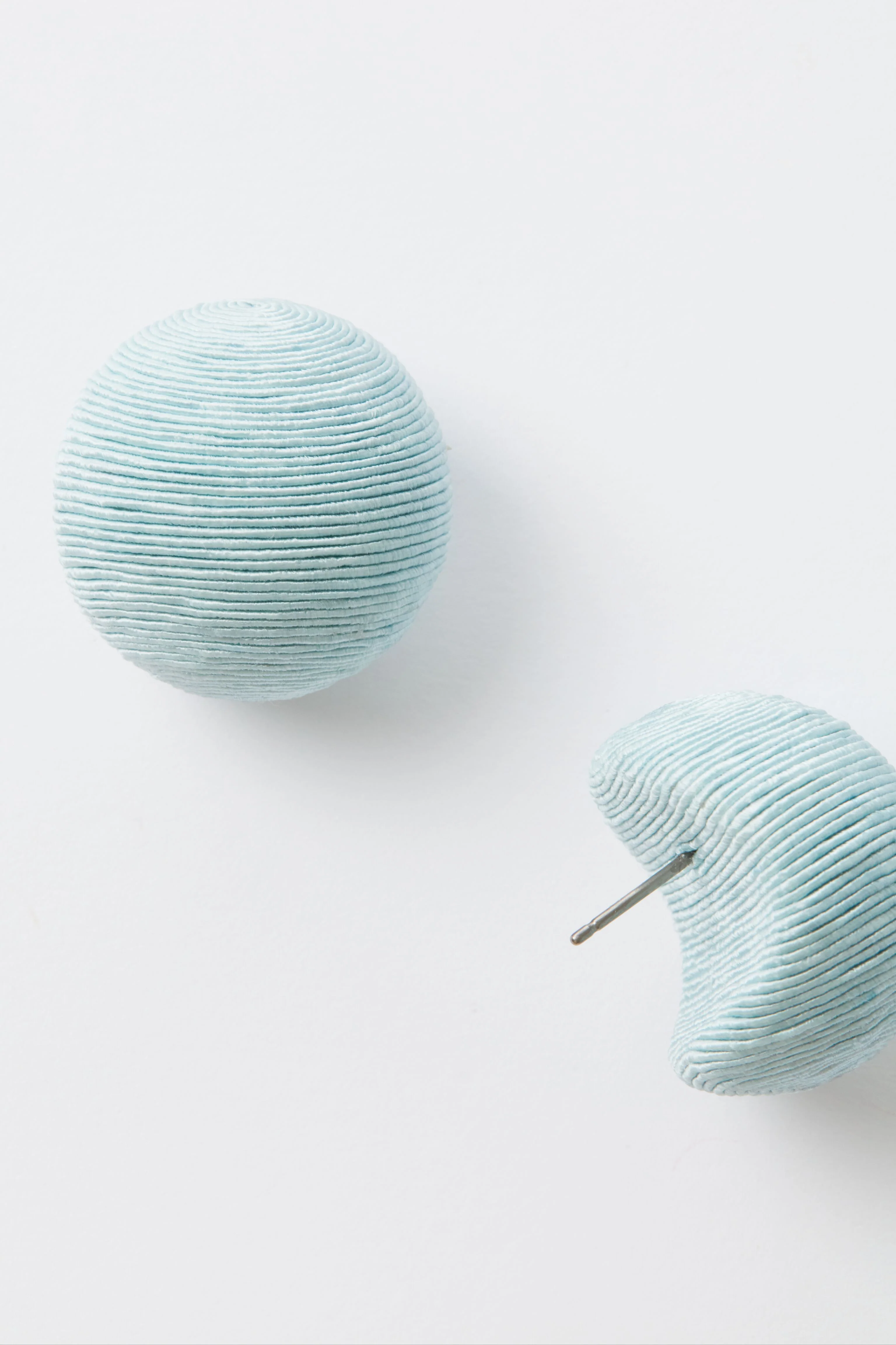Blue Silk Casey Studs - Image 4