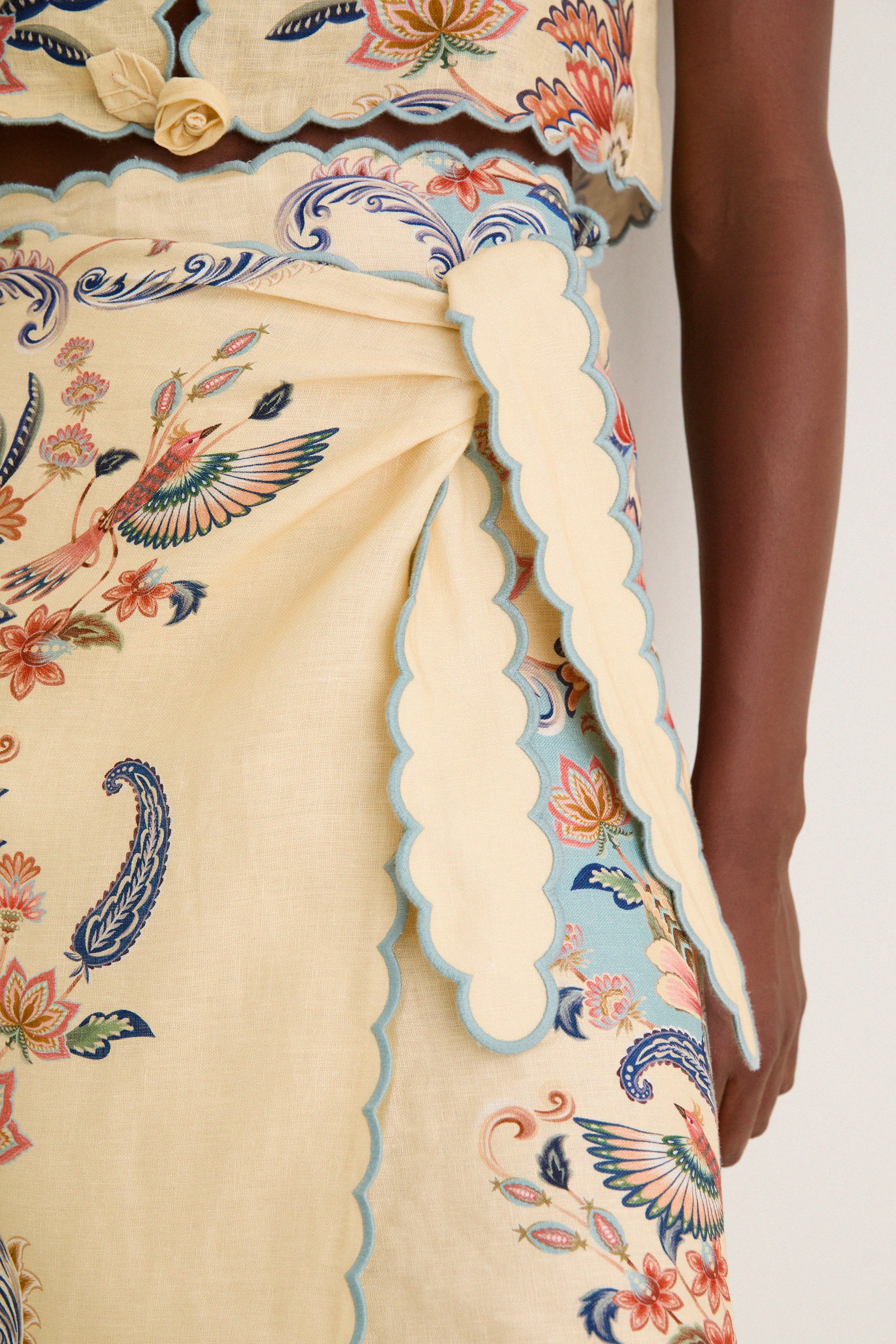 Boho Beauty Butter Midi Skirt - Image 5