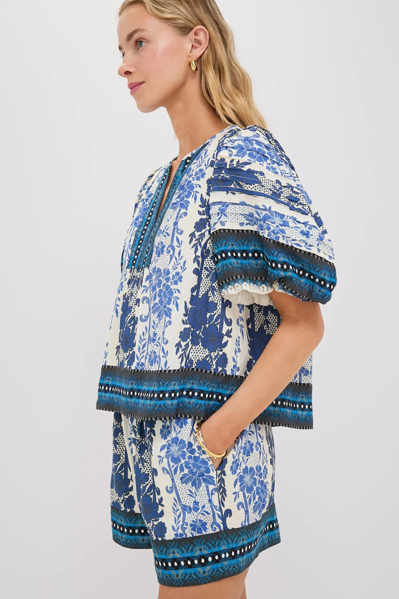 Bondi Blues Viscose Dina Blouse - Image 3