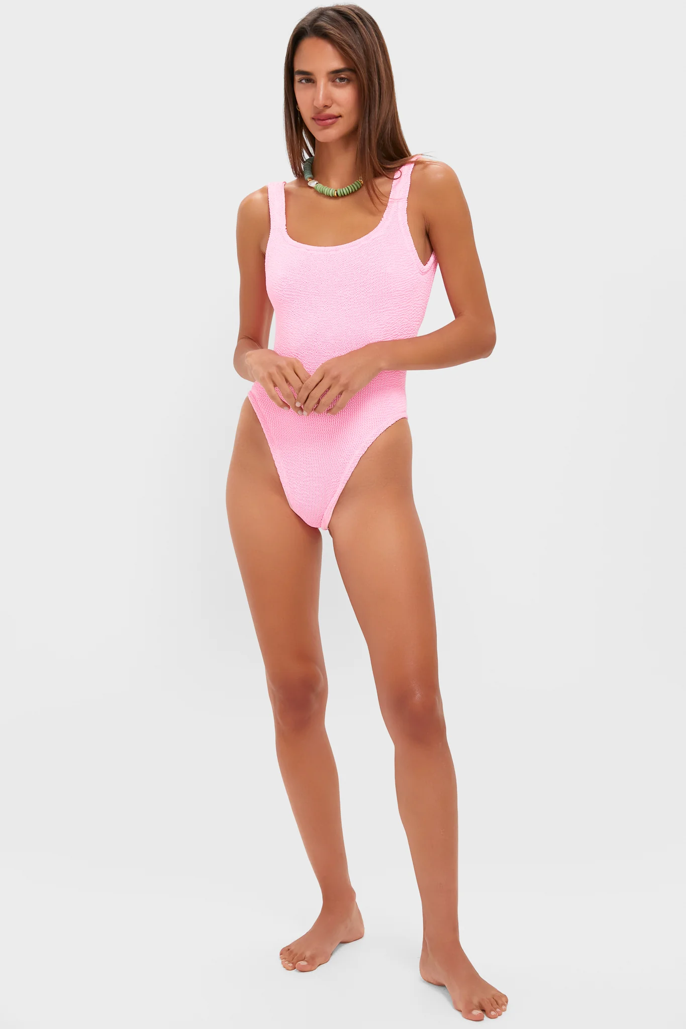 Bubblegum Square Neck One Piece - Image 6
