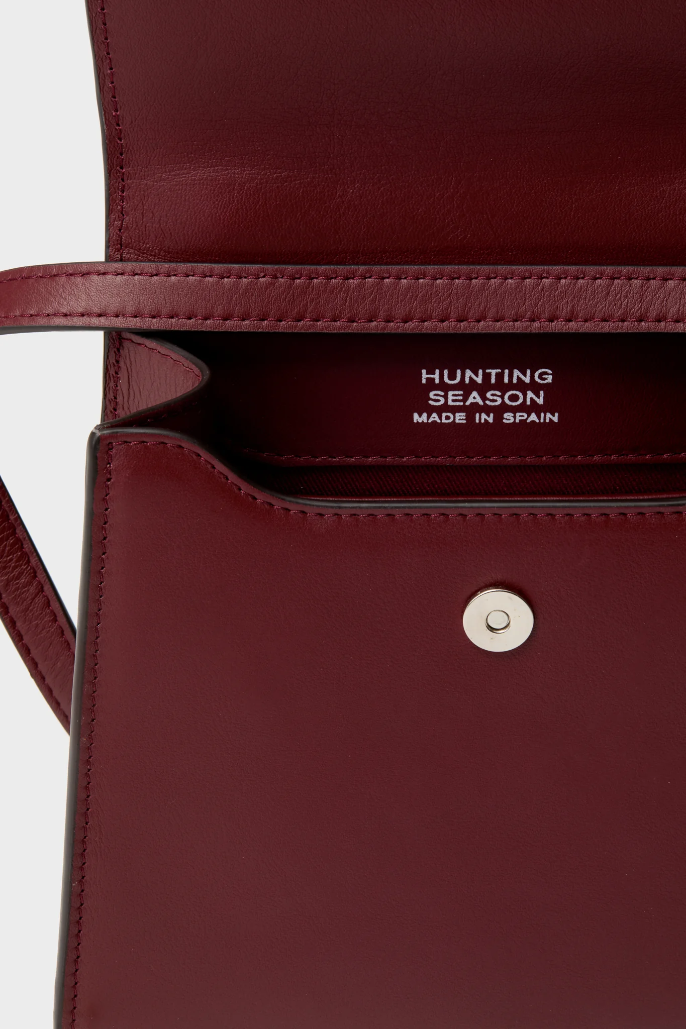 Burgundy Napa Small Top Handle - Image 5