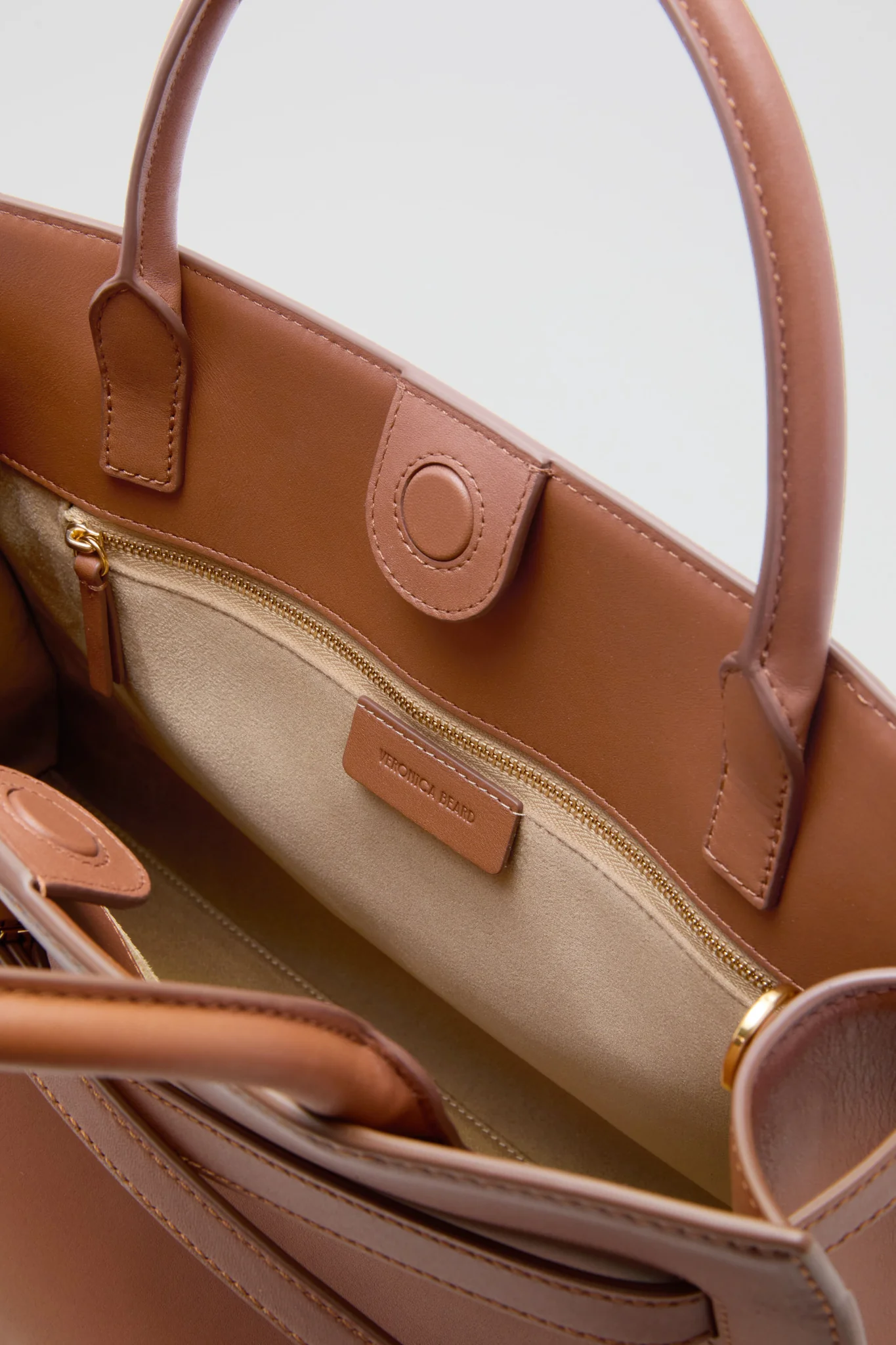 Burnished Hazelwood Large Veronica Beard Dash Bag - Image 2