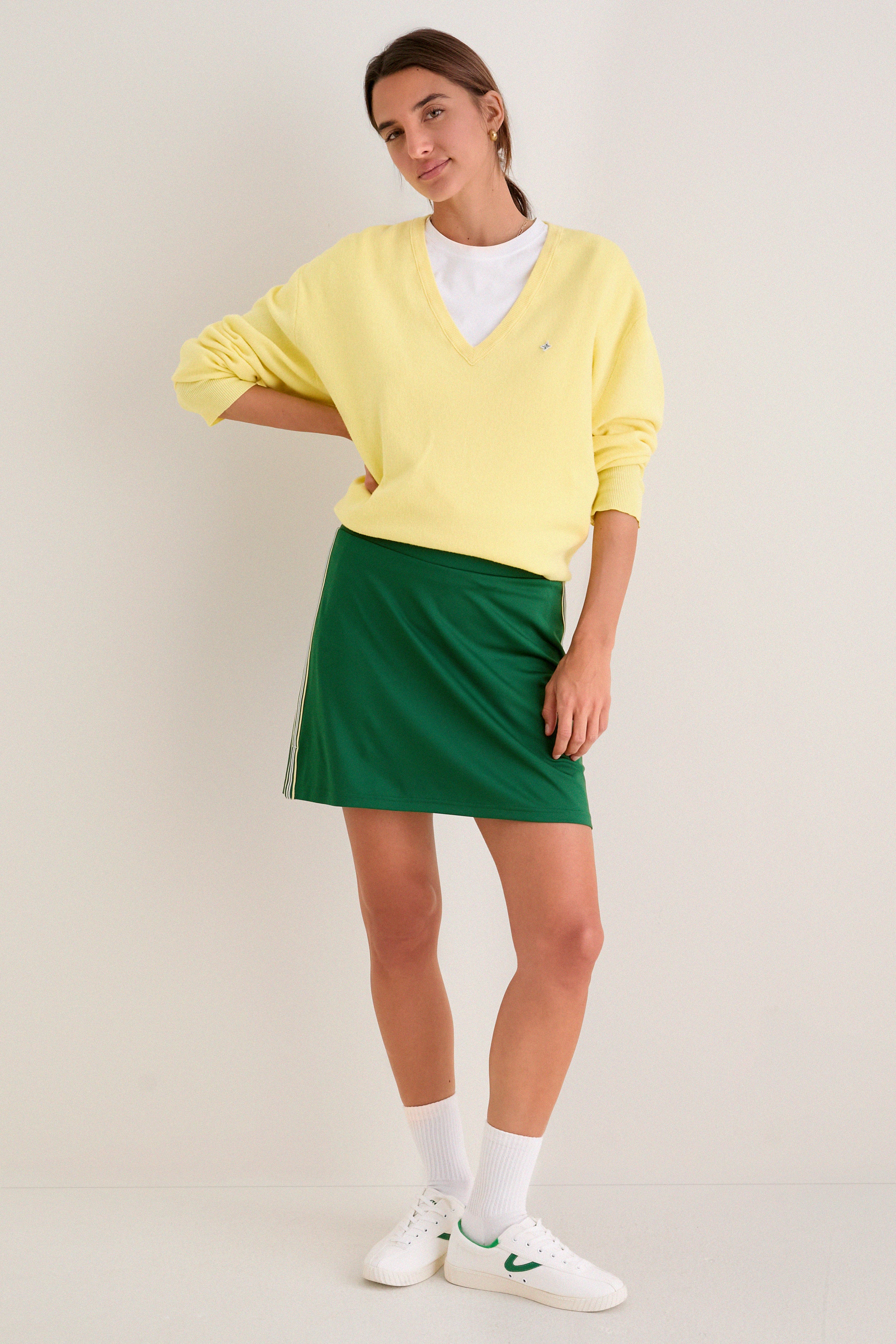 Butter Yellow Wilma V-Neck Sweater - Image 6