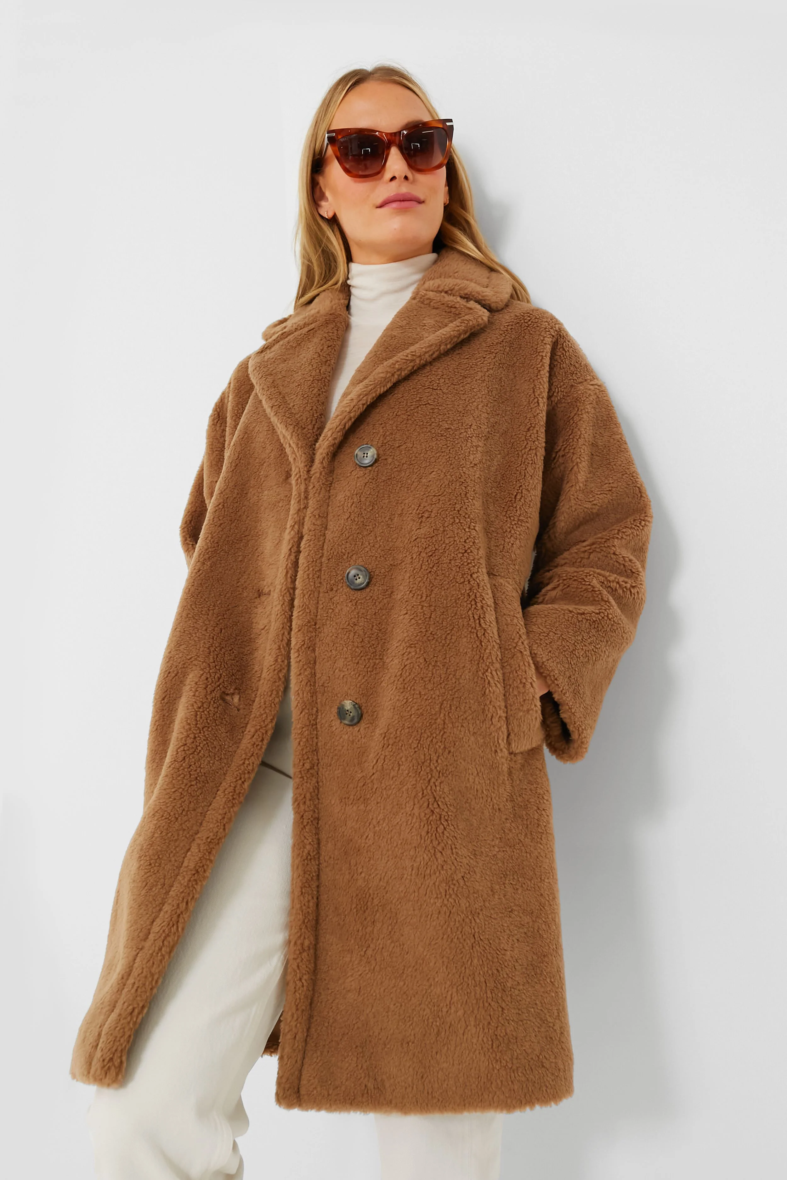 Camel Veber Coat - Image 2
