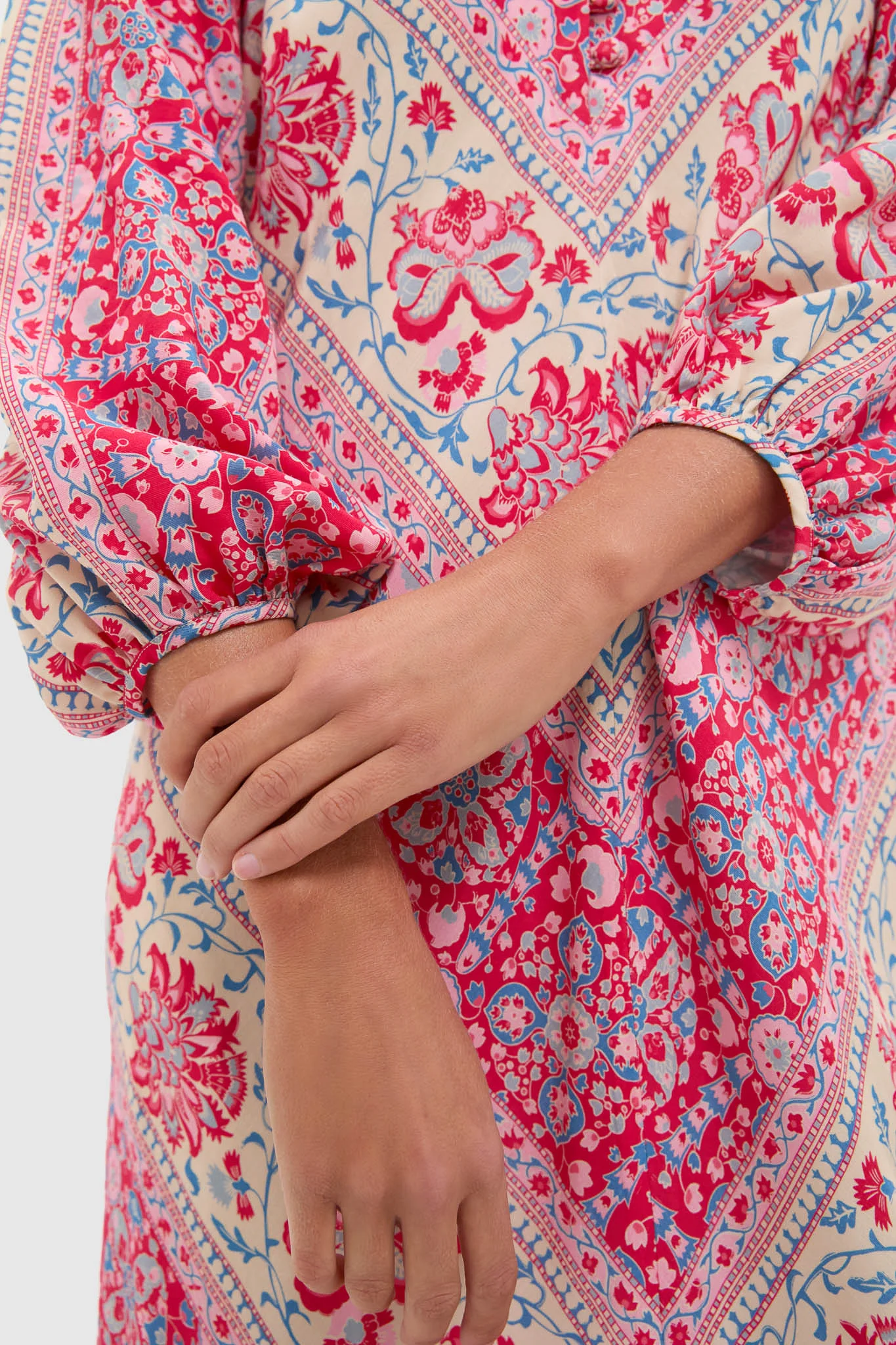 Cerise Chevron Maryse Caftan - Image 6