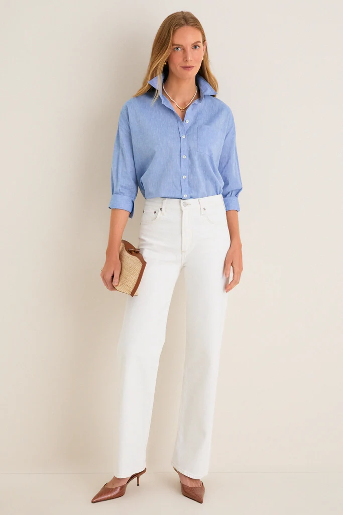 Chambray Adair Boyfriend Shirt - Image 2