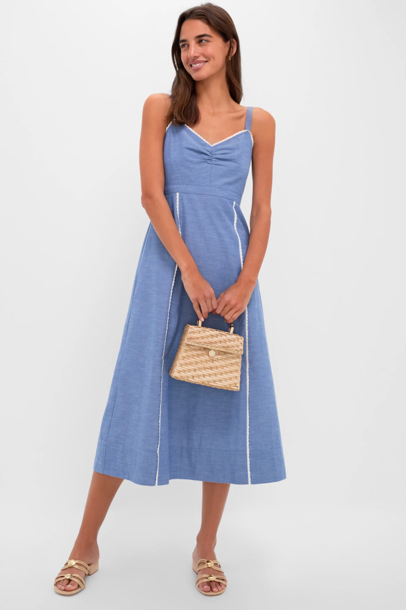 Chambray Alice Sailor Dress - Image 2