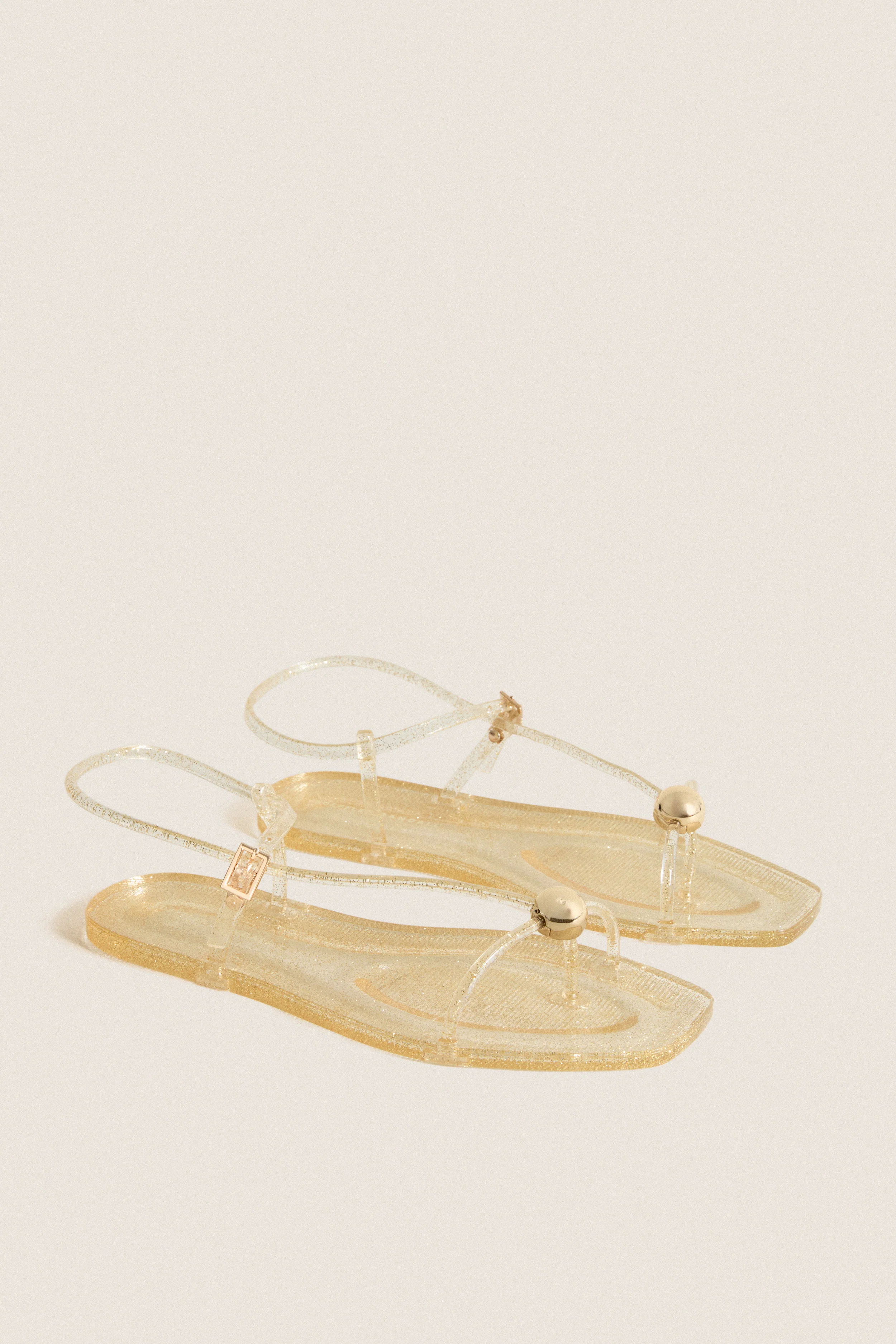 Champagne Dana Jelly Sandals - Image 4
