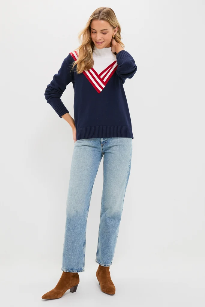 Chevron Johnny Turtleneck Sweater - Image 8