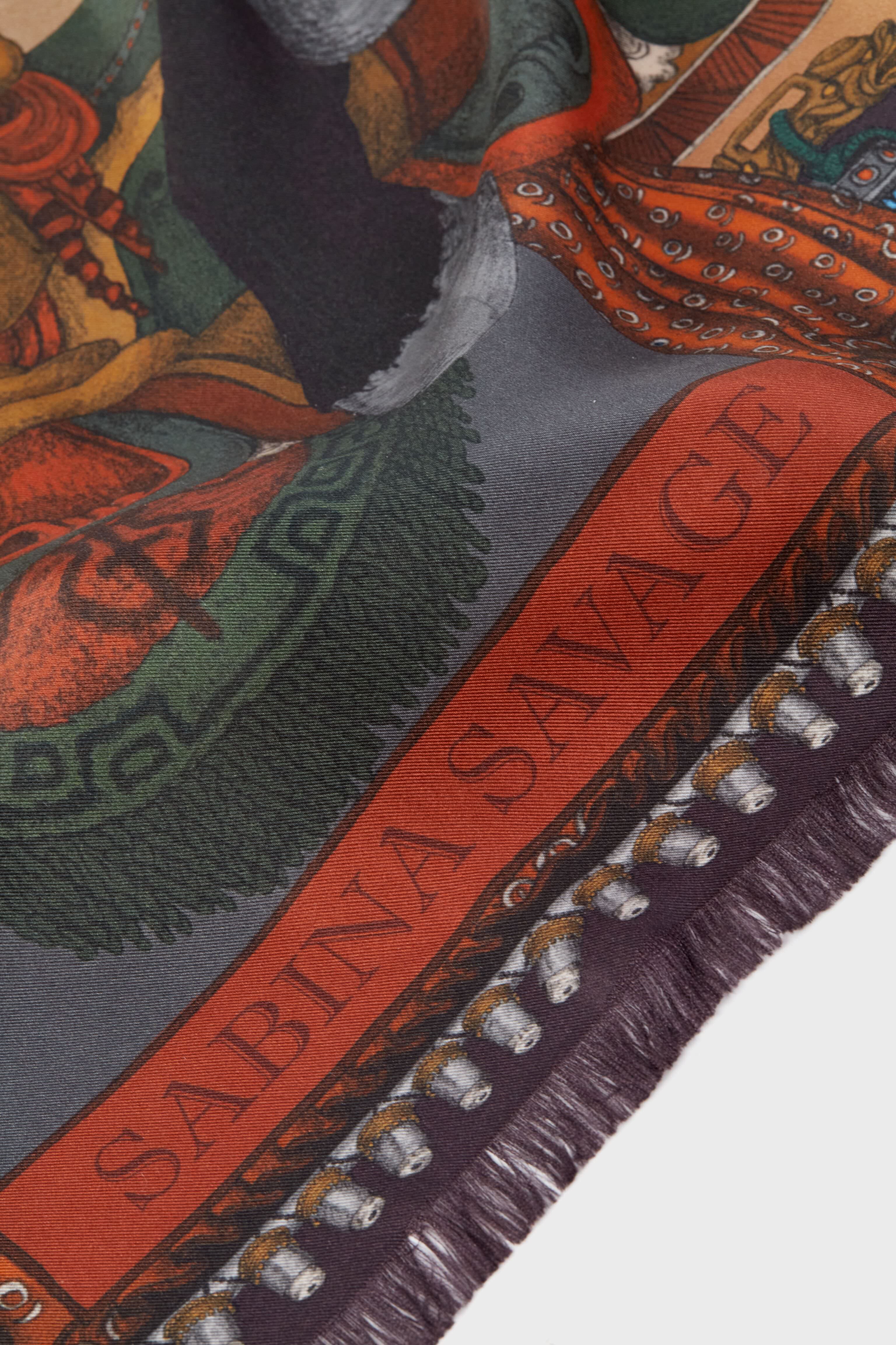 The Coal Cloud Wind Horse Large 135 cm Scarf - Image 5