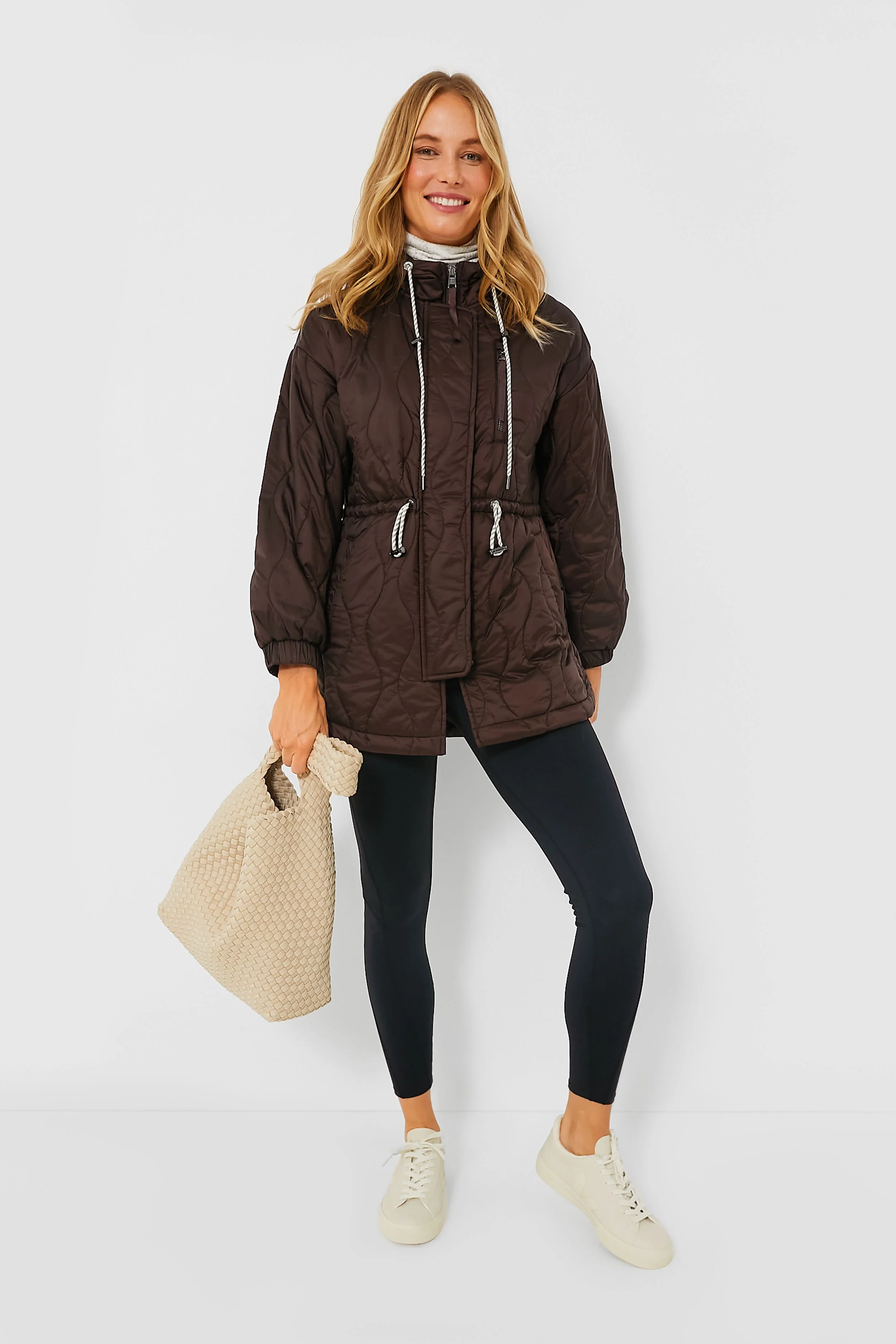Coffee Bean Caitlin Quilt Jacket - Image 2