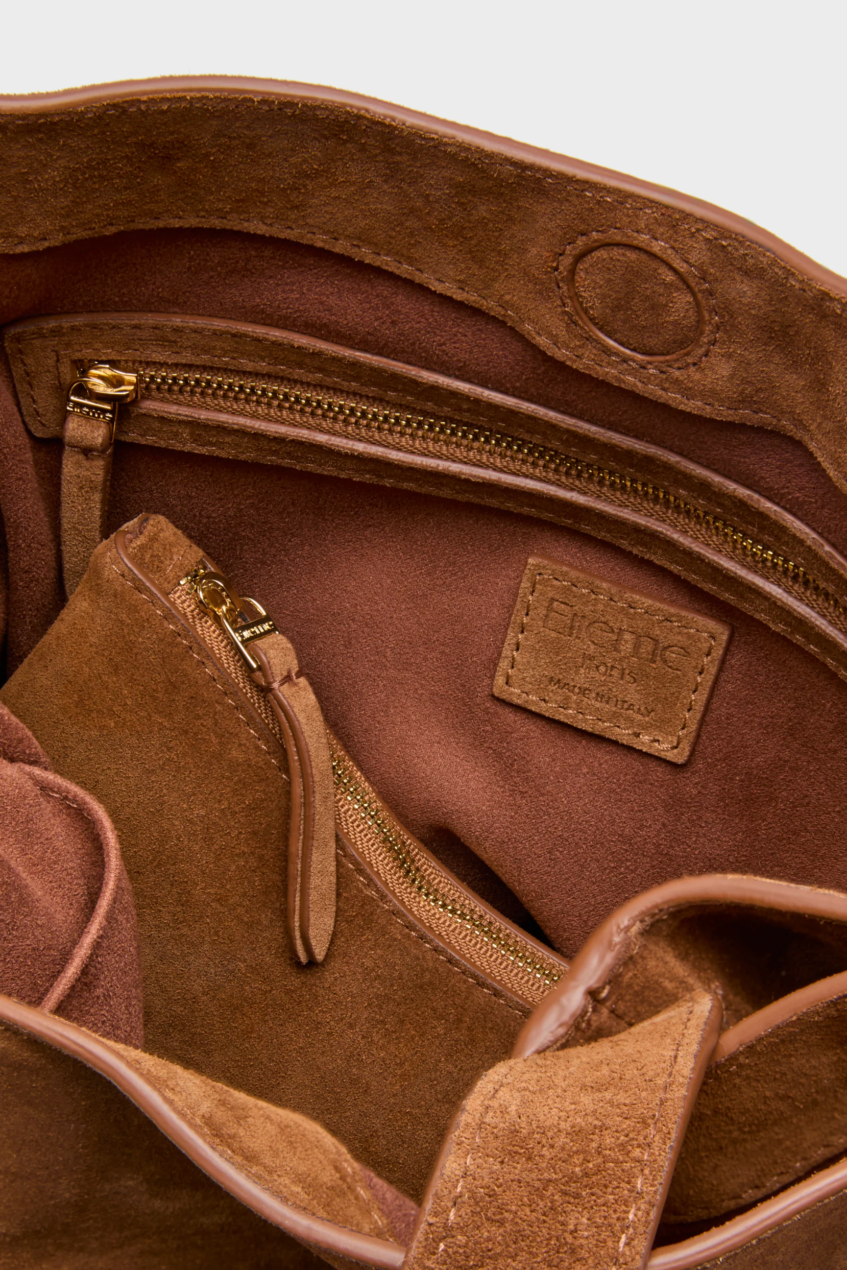 Cognac Suede Belt Bag - Image 5